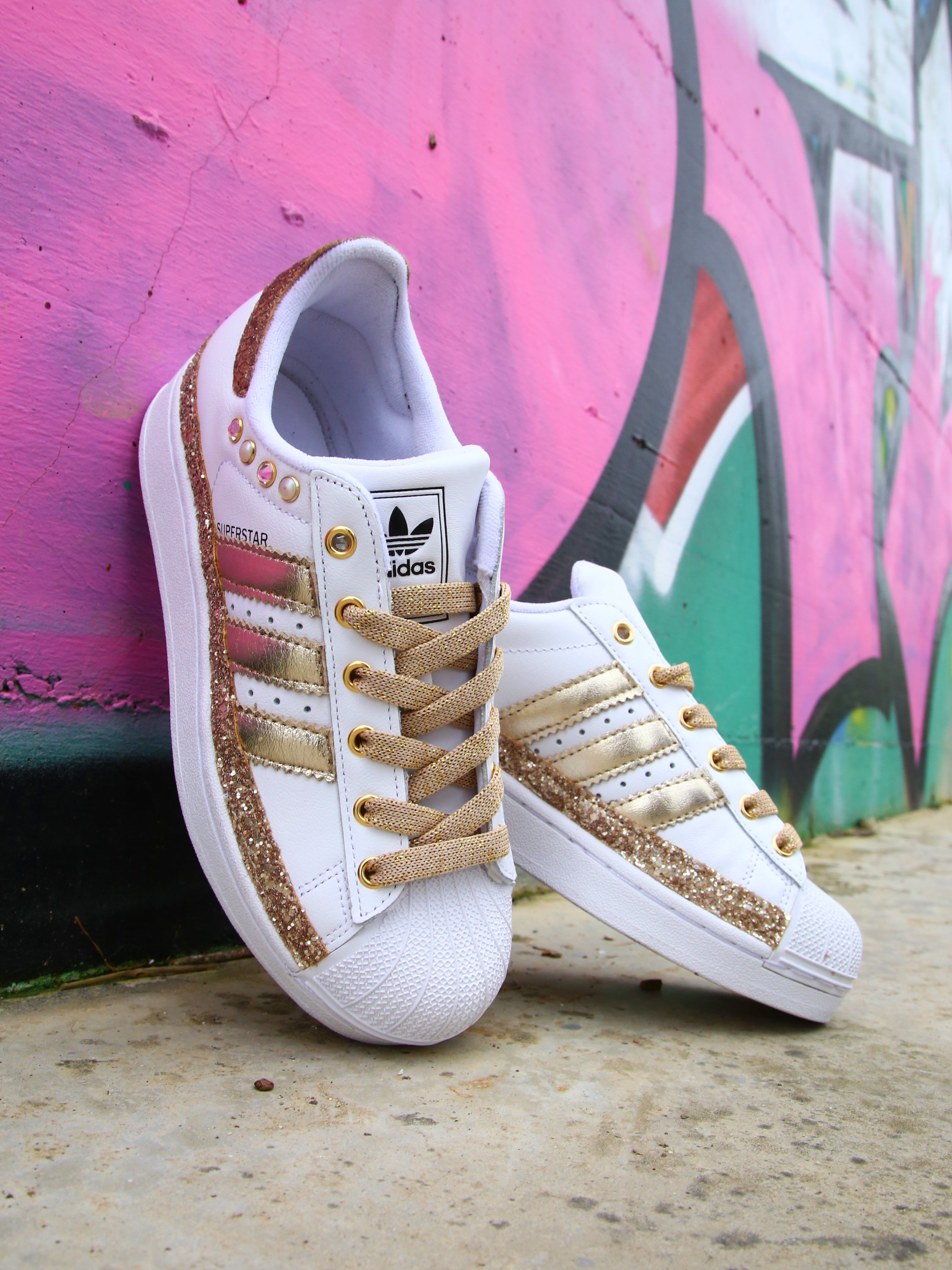 Adidas Superstar Pitone Bronzo & Perle