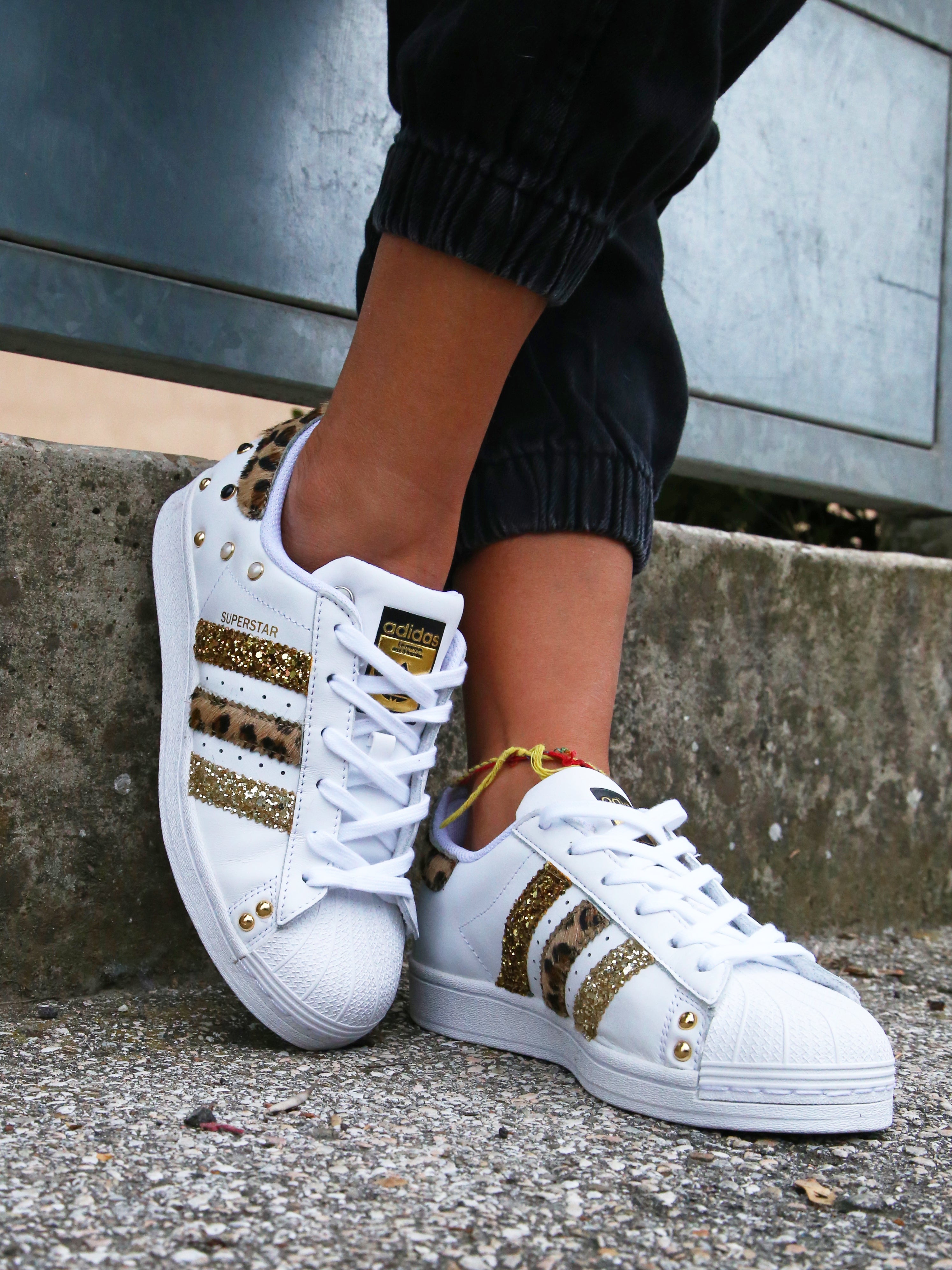 Adidas Superstar Maculate Glitter & Borchie