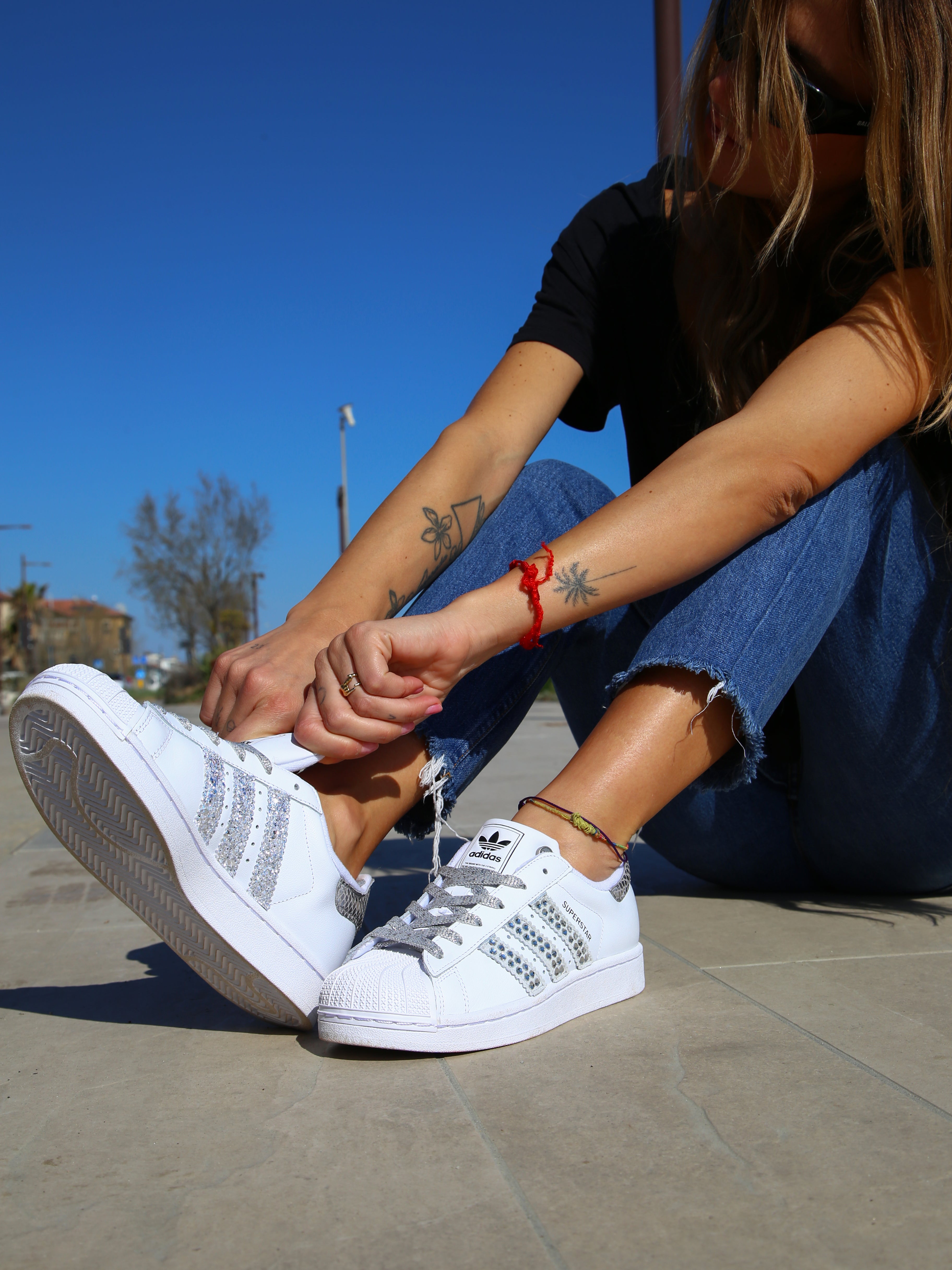 Adidas Superstar Strass Cristal & Pitone