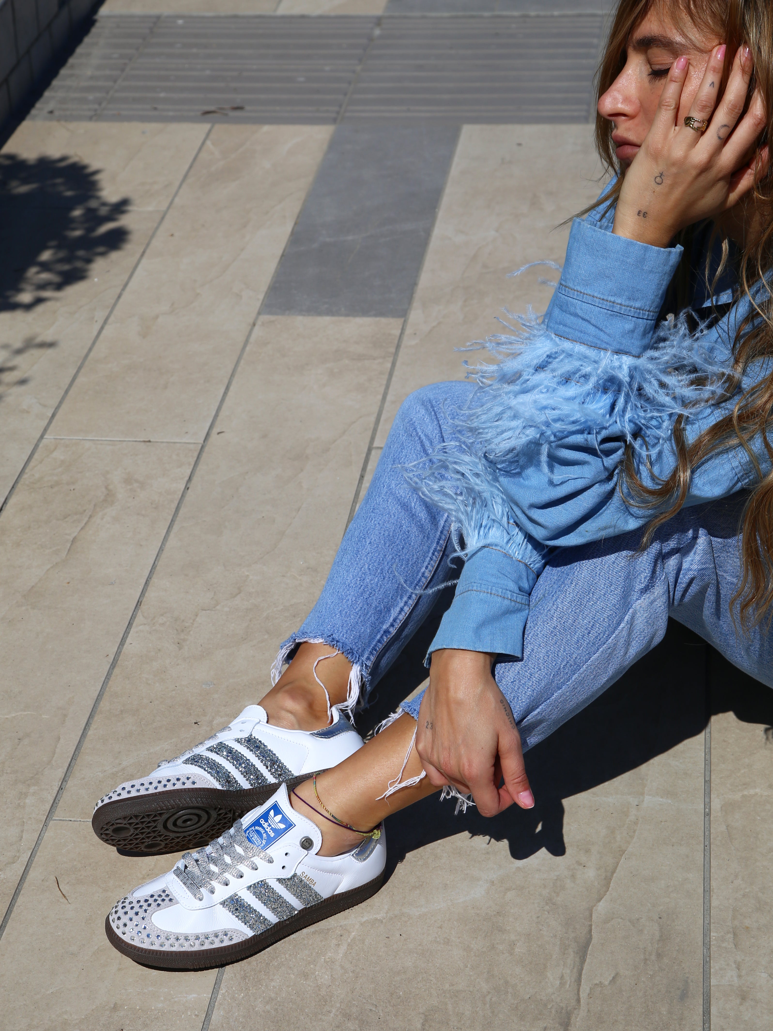 Adidas Original SAMBA Glitter & Strass Termo