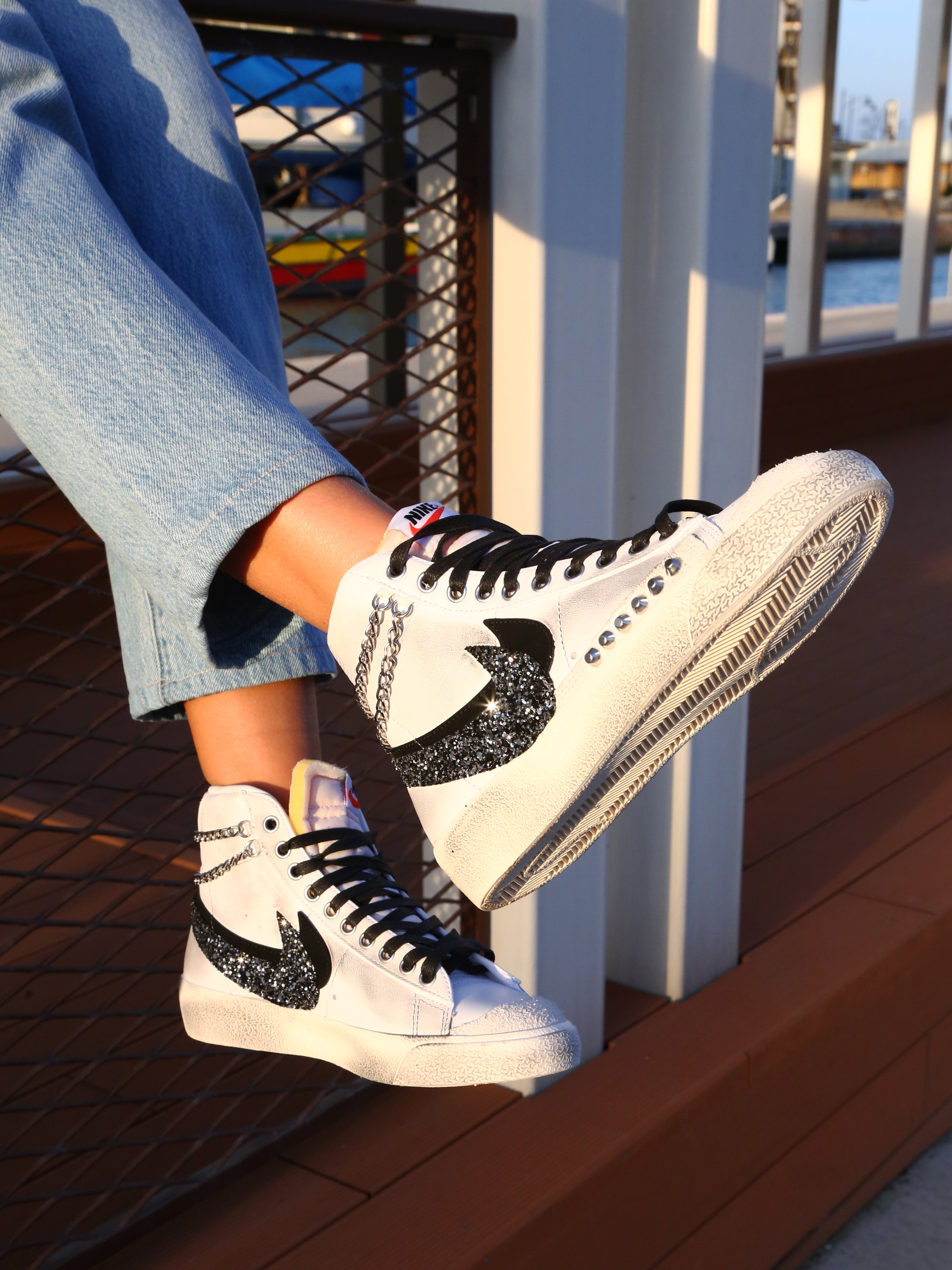 Nike Blazer Glitter Catena & Borchie