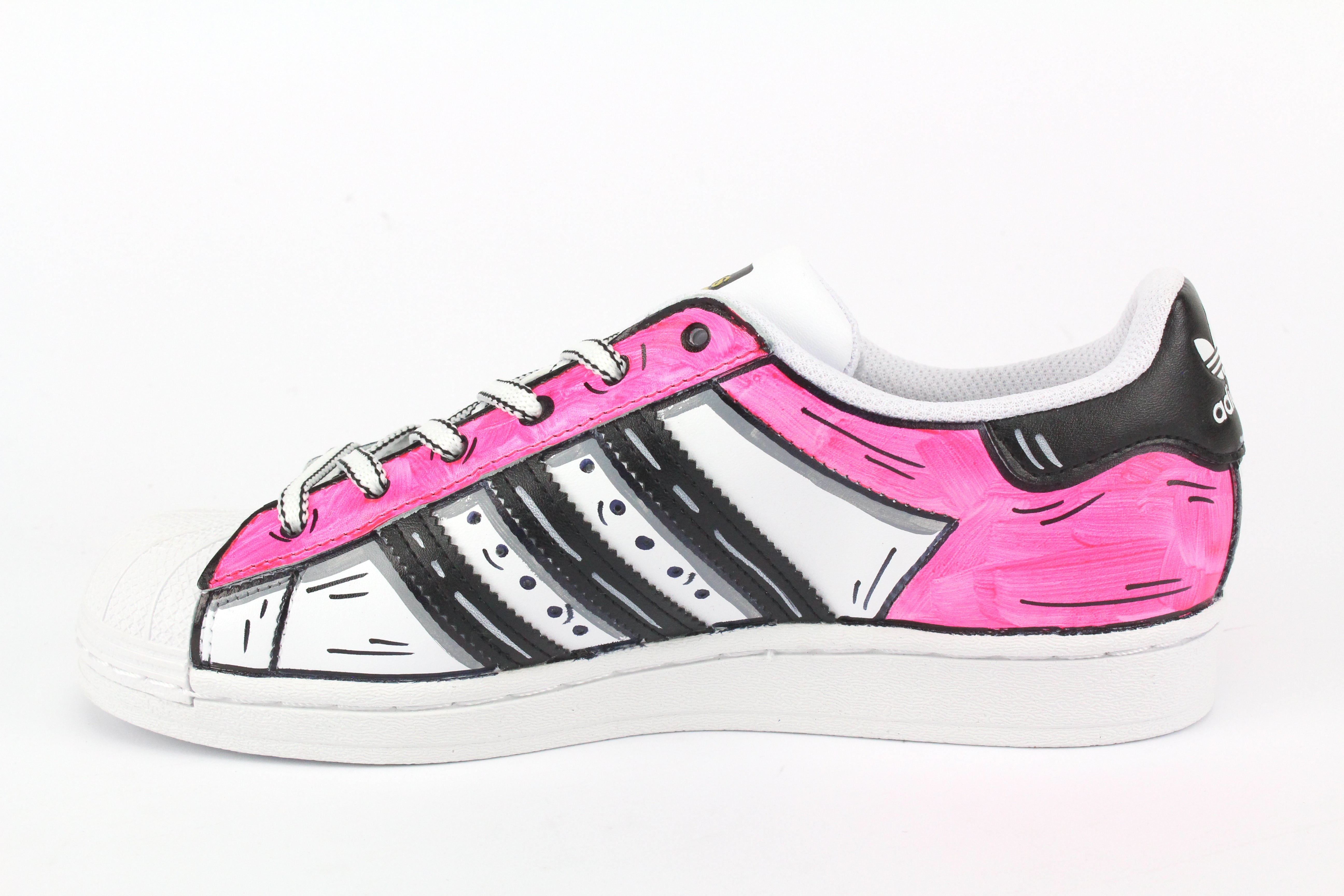 Adidas Superstar Cartoon Fuxia