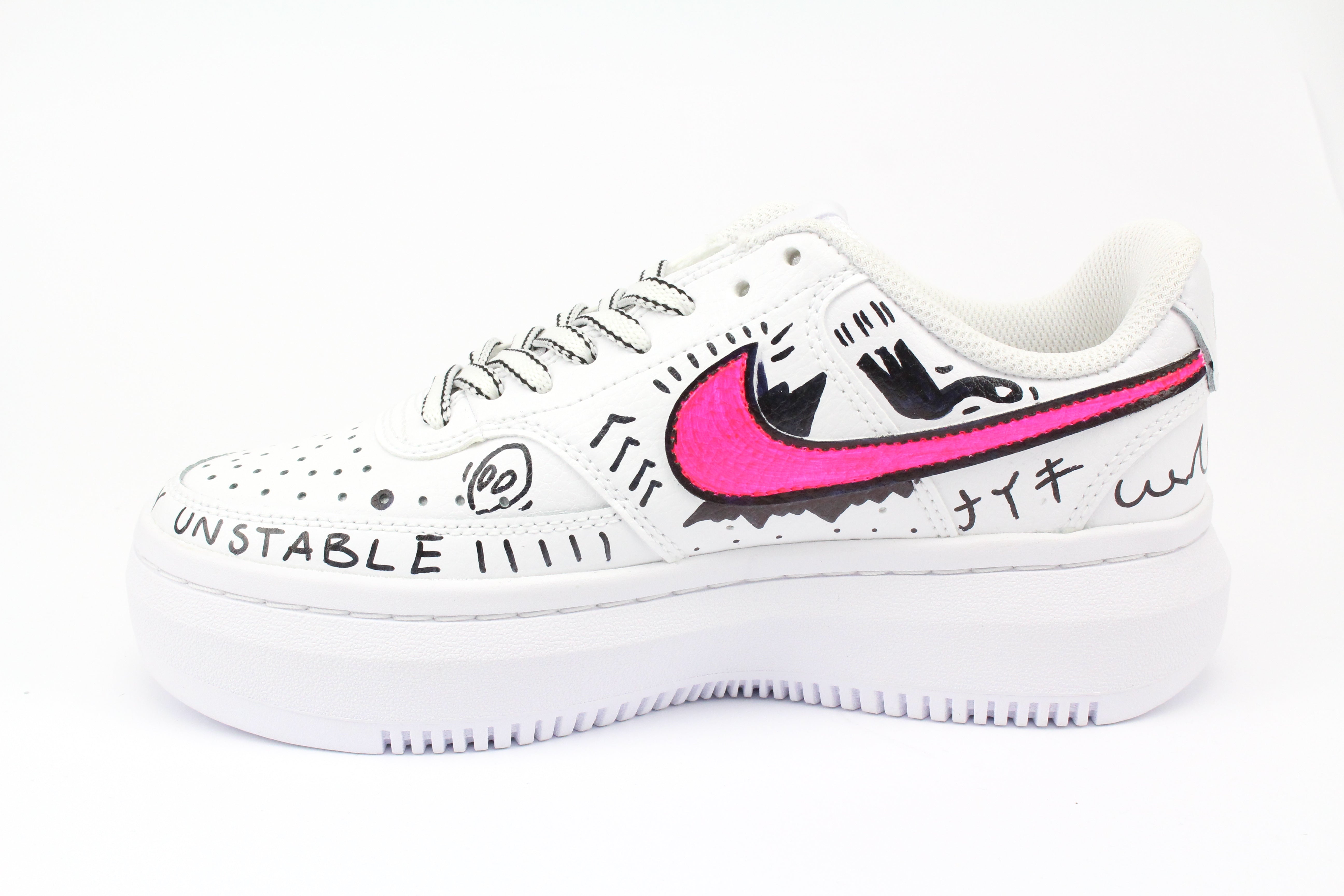 Nike Court Vision Low Platform Fluo Eye & Sword