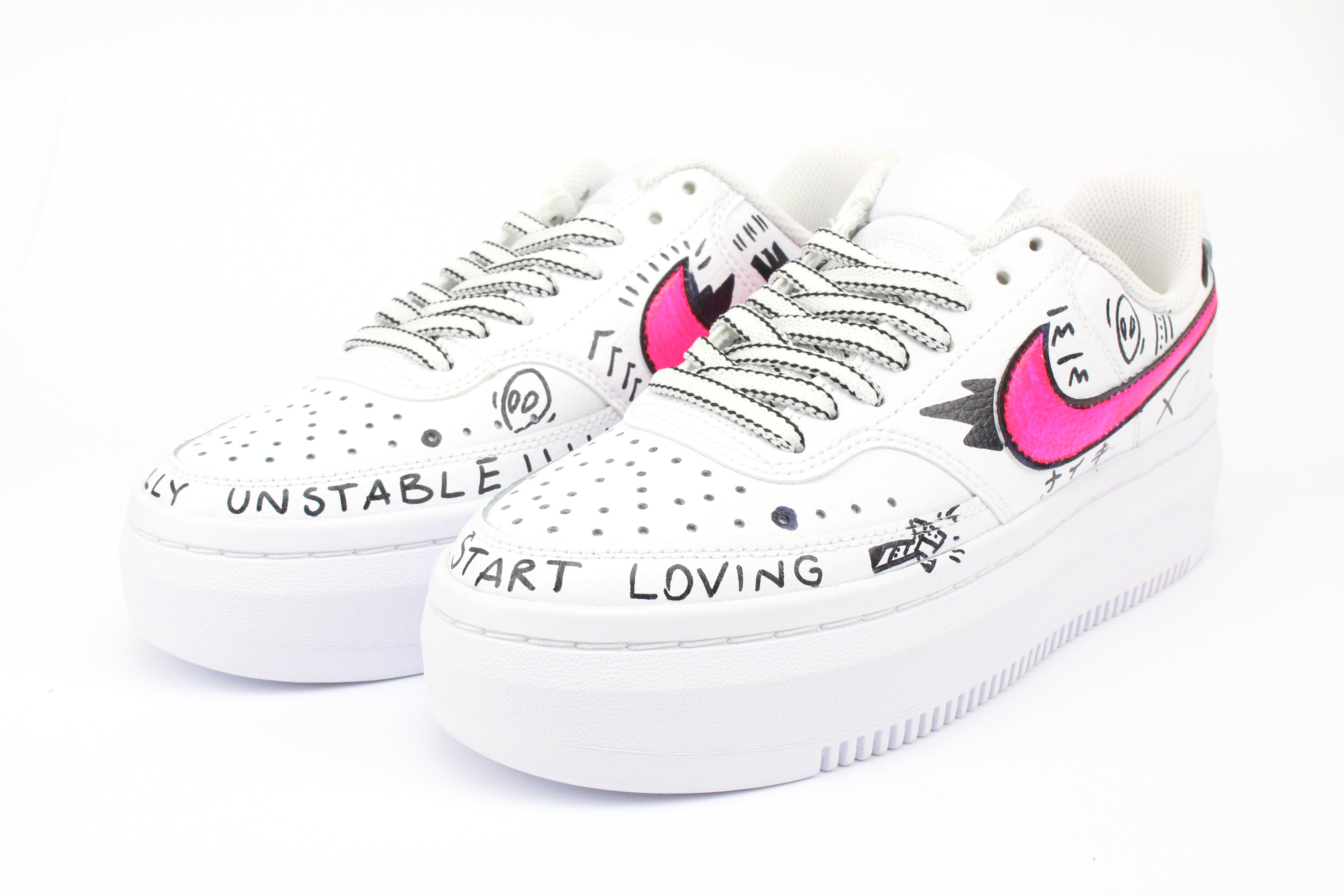 Nike Court Vision Low Platform Fluo Eye & Sword
