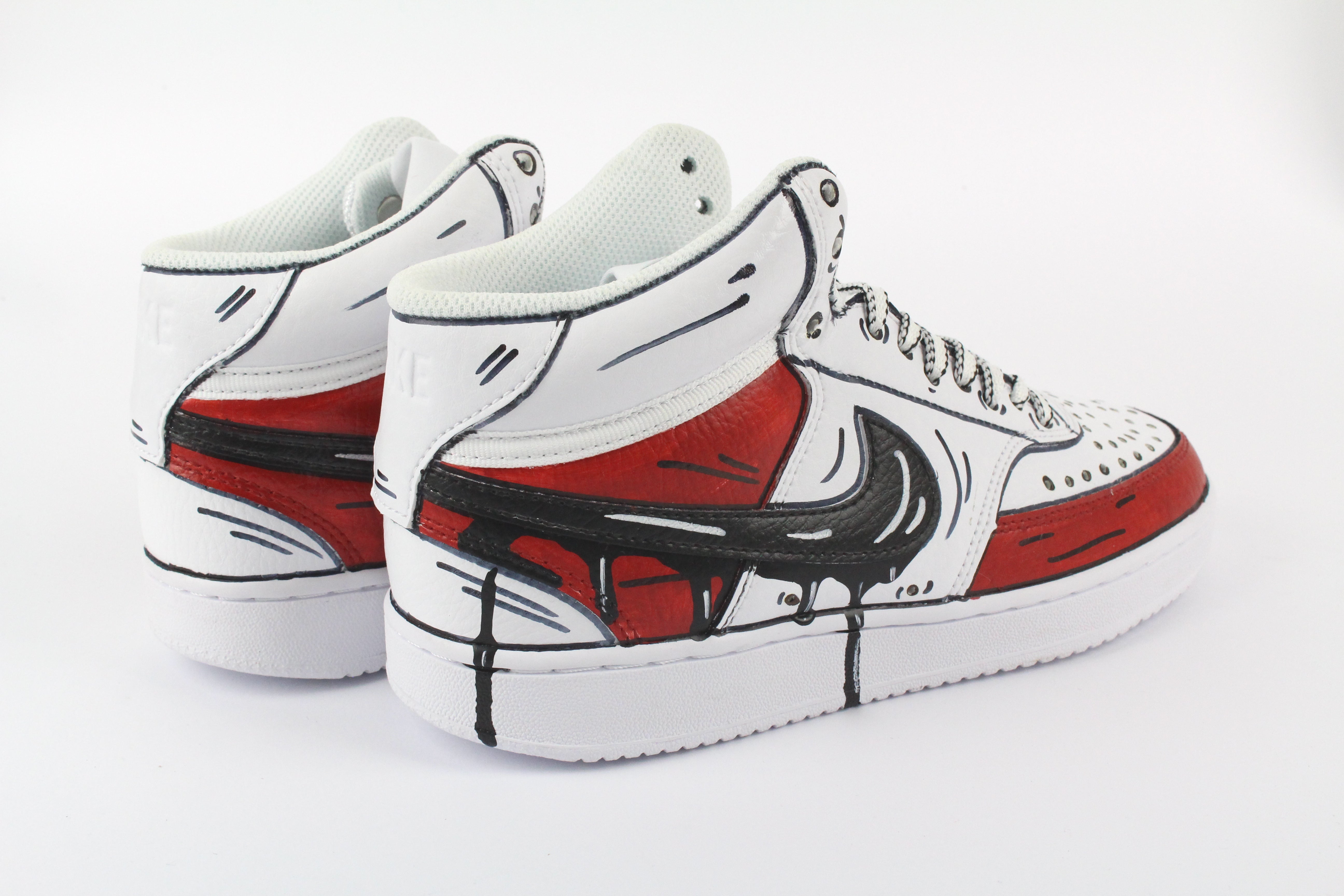 Nike Court Vision MID Cartoons Rosso & Slime