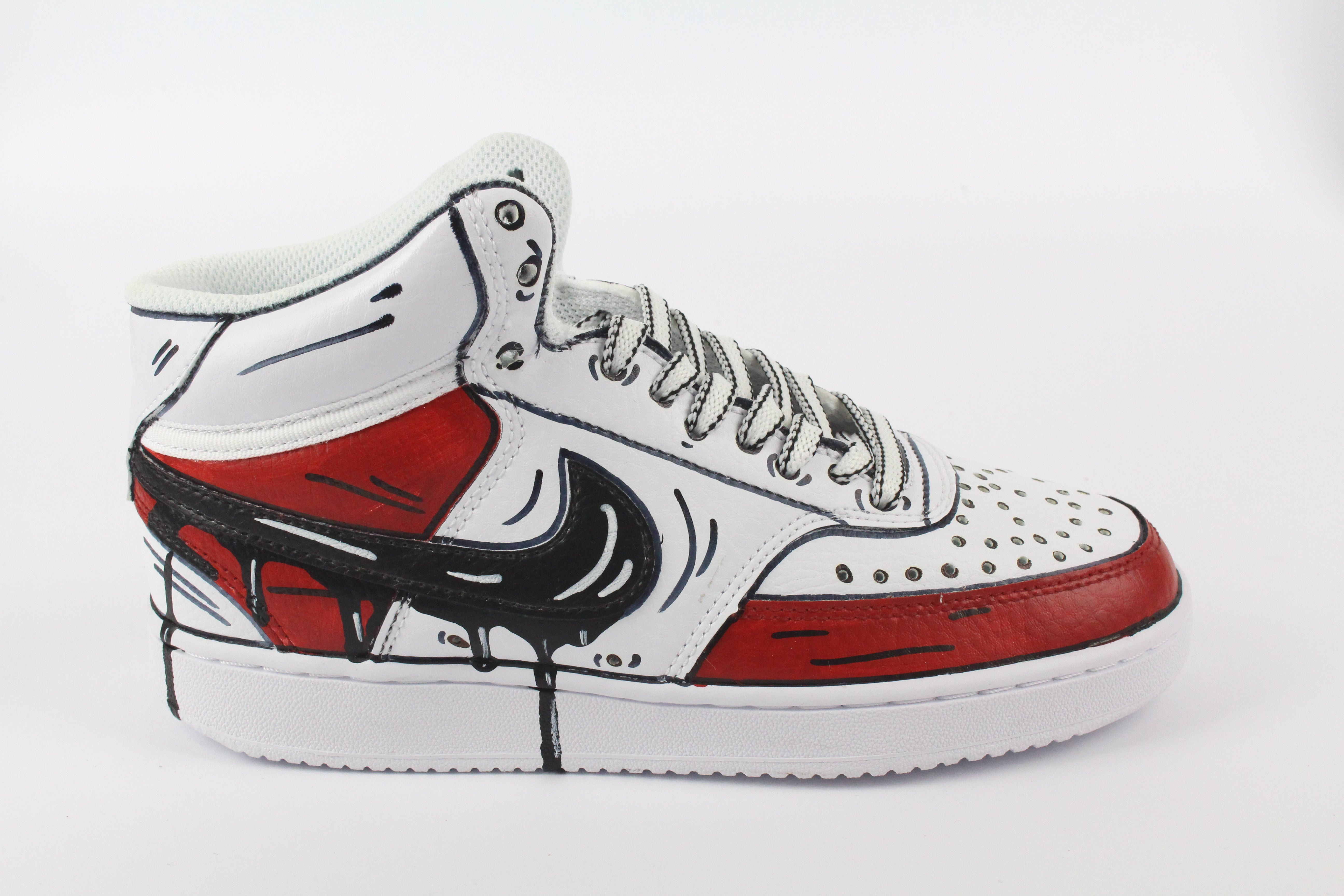 Nike Court Vision MID Cartoons Rosso & Slime