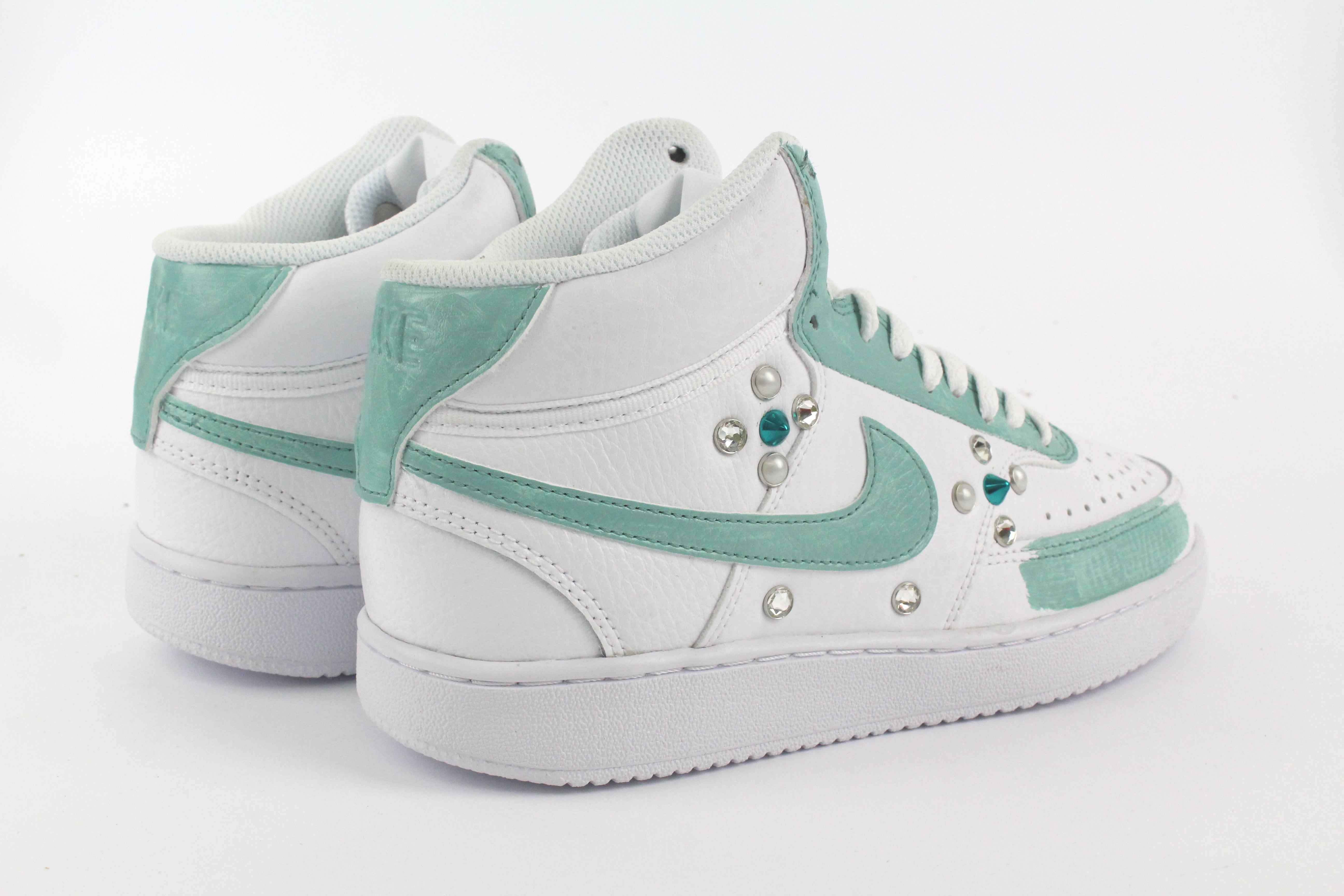 Nike Court Vision MID Tiffany Vernice Strass & Perle