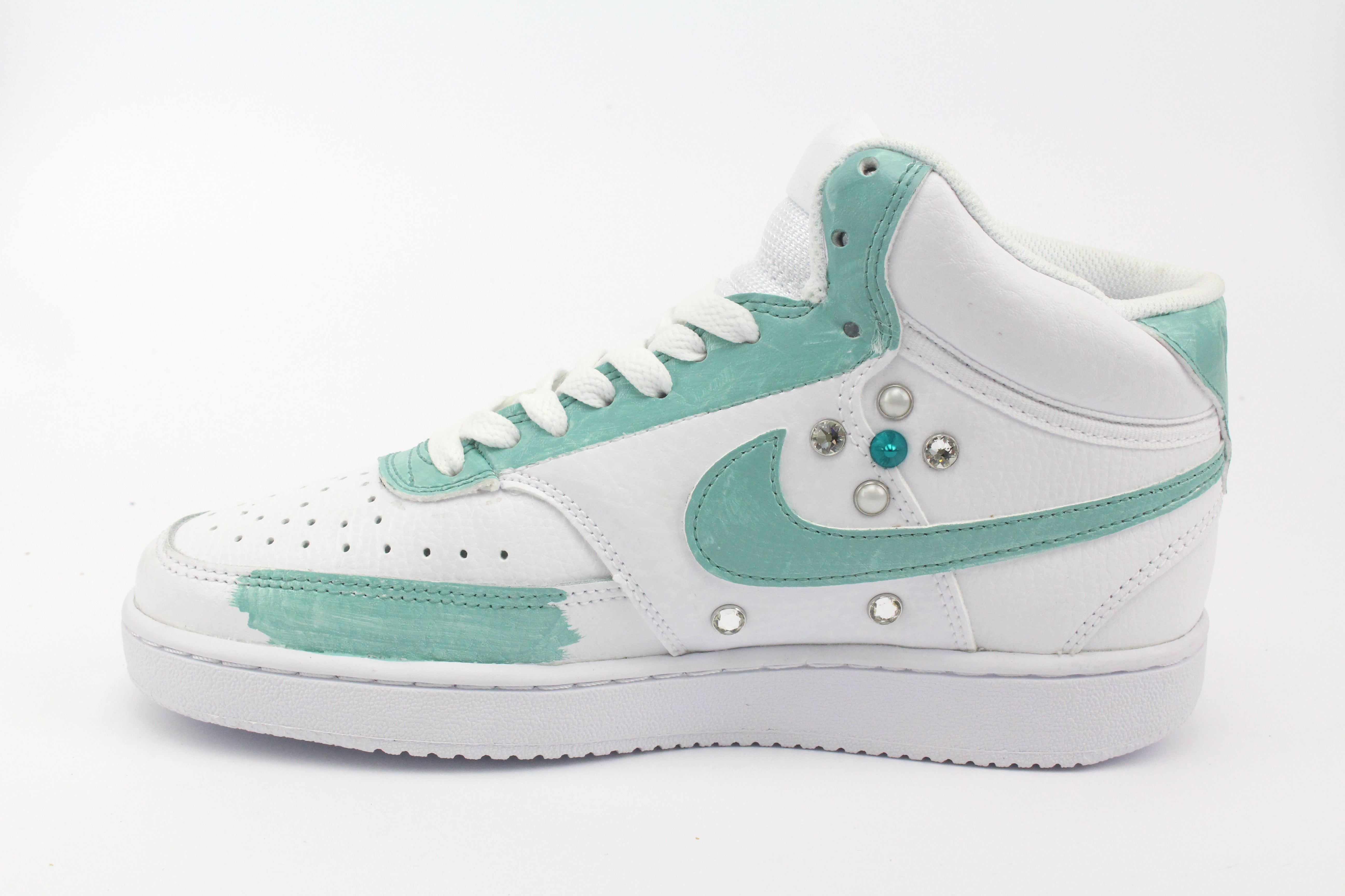 Nike Court Vision MID Tiffany Vernice Strass & Perle