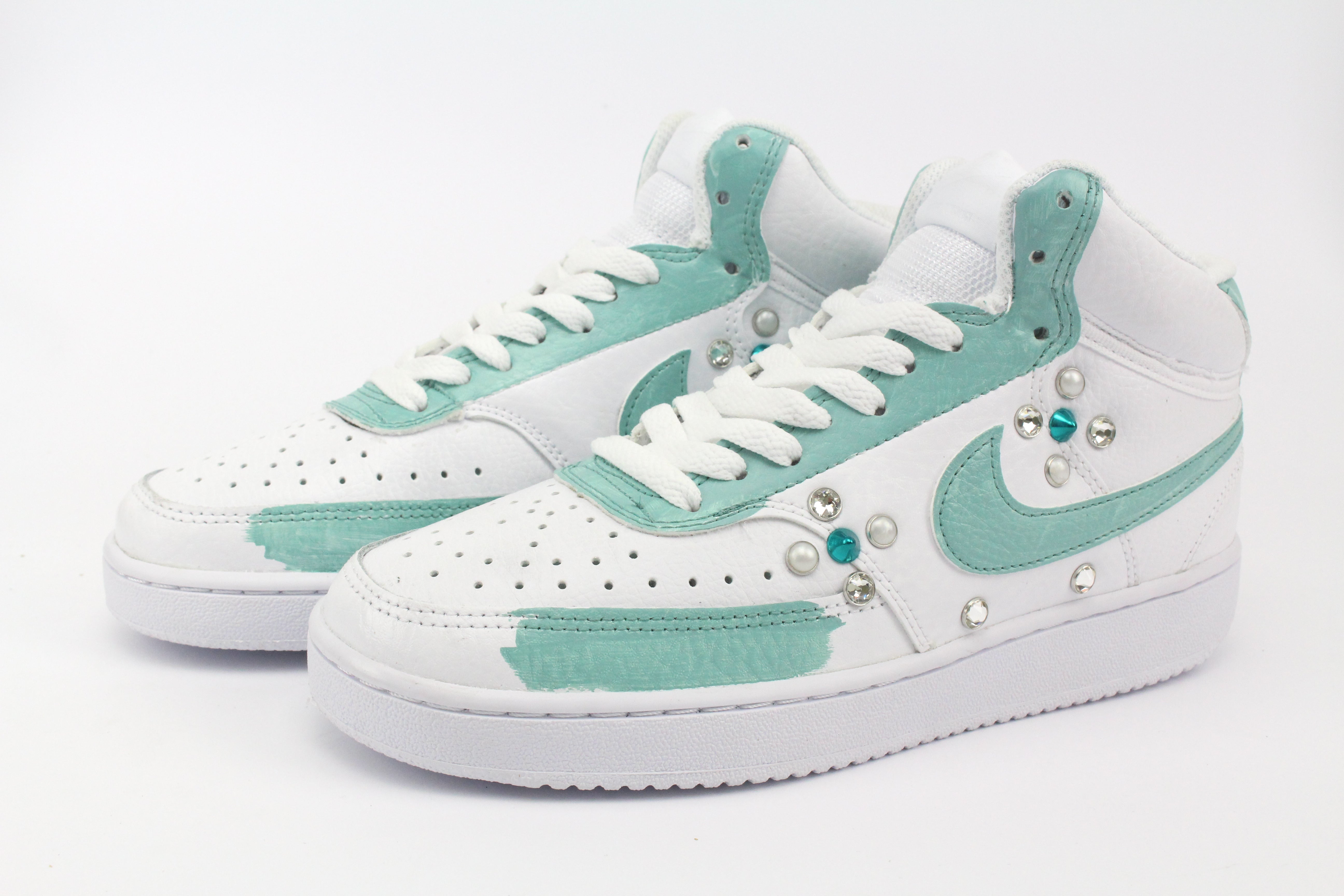 Nike Court Vision MID Tiffany Vernice Strass & Perle