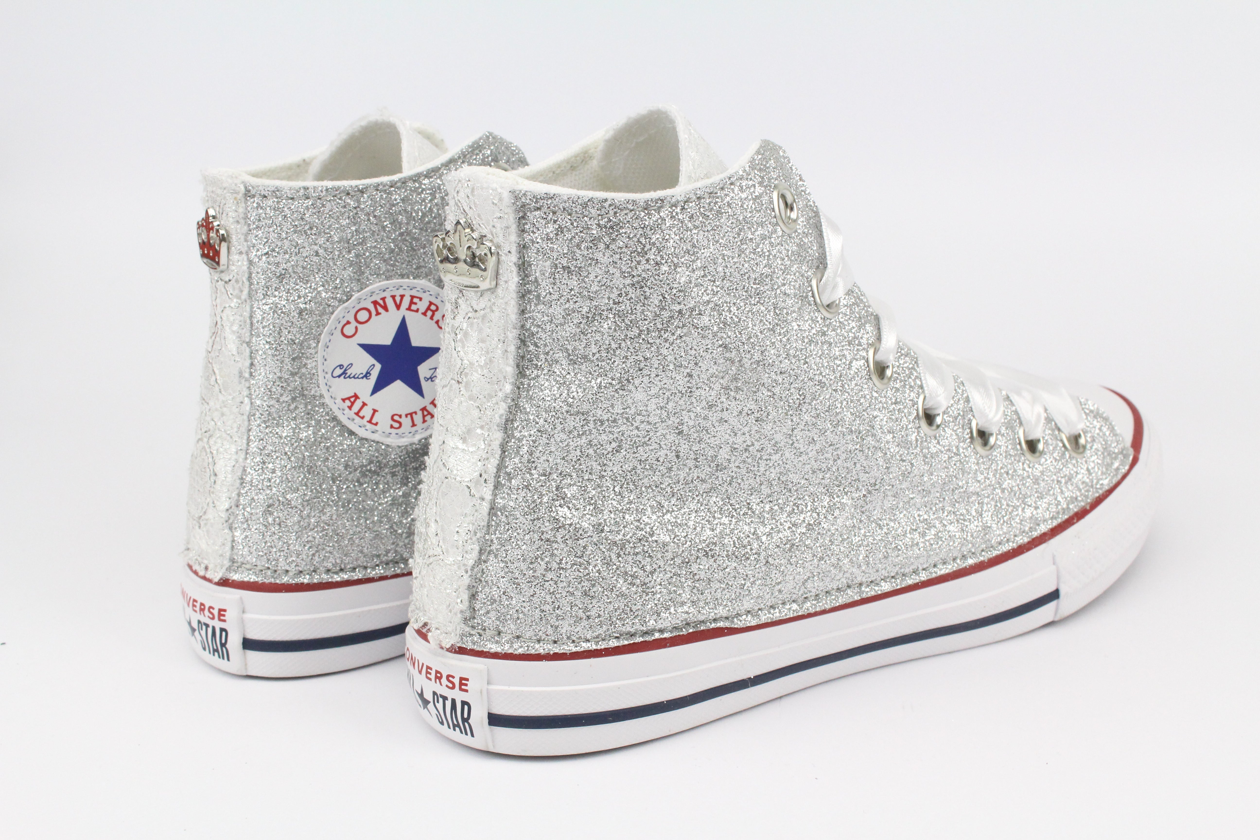 Converse All Star Glitter fino & Pizzo