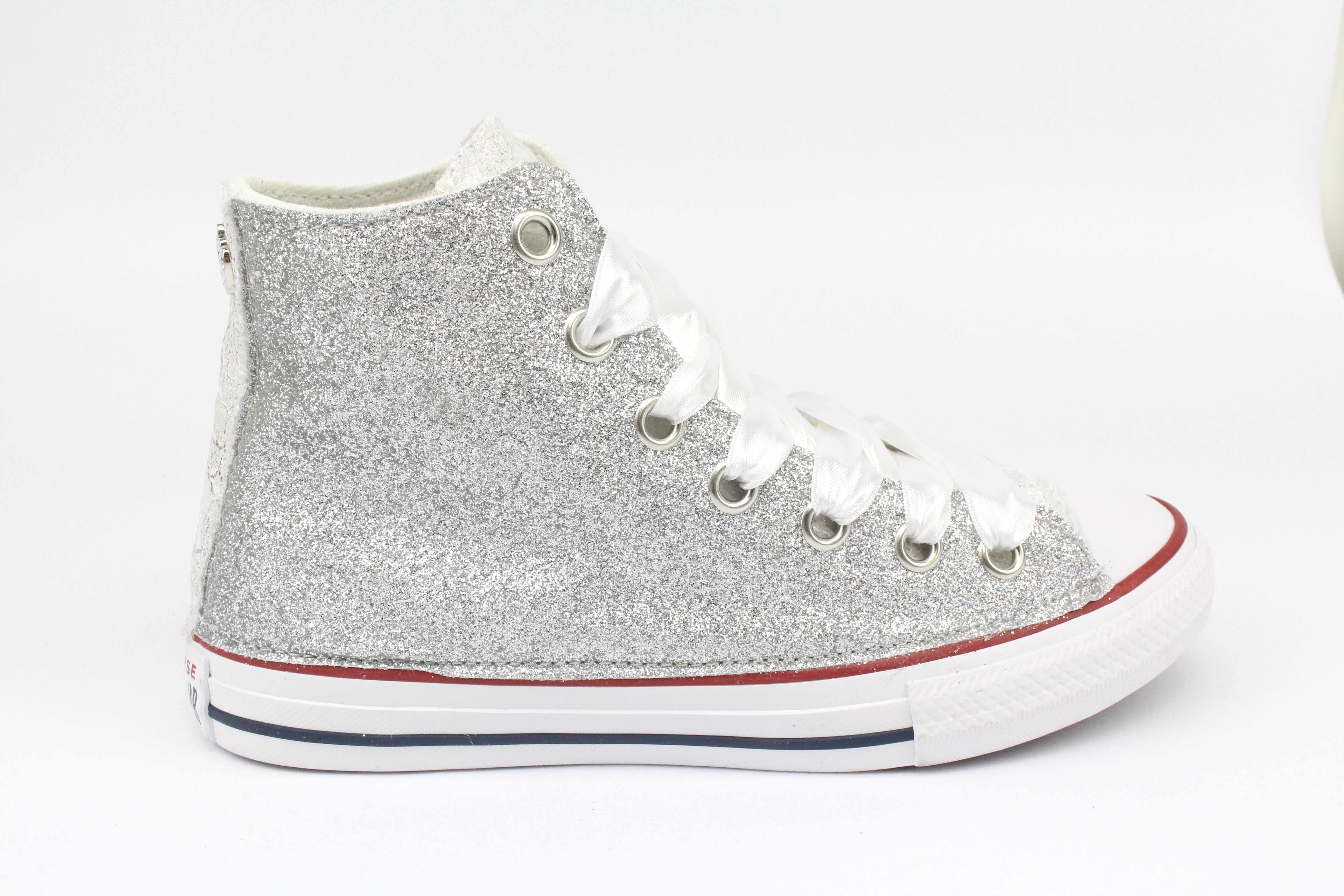 Converse All Star Glitter fino & Pizzo