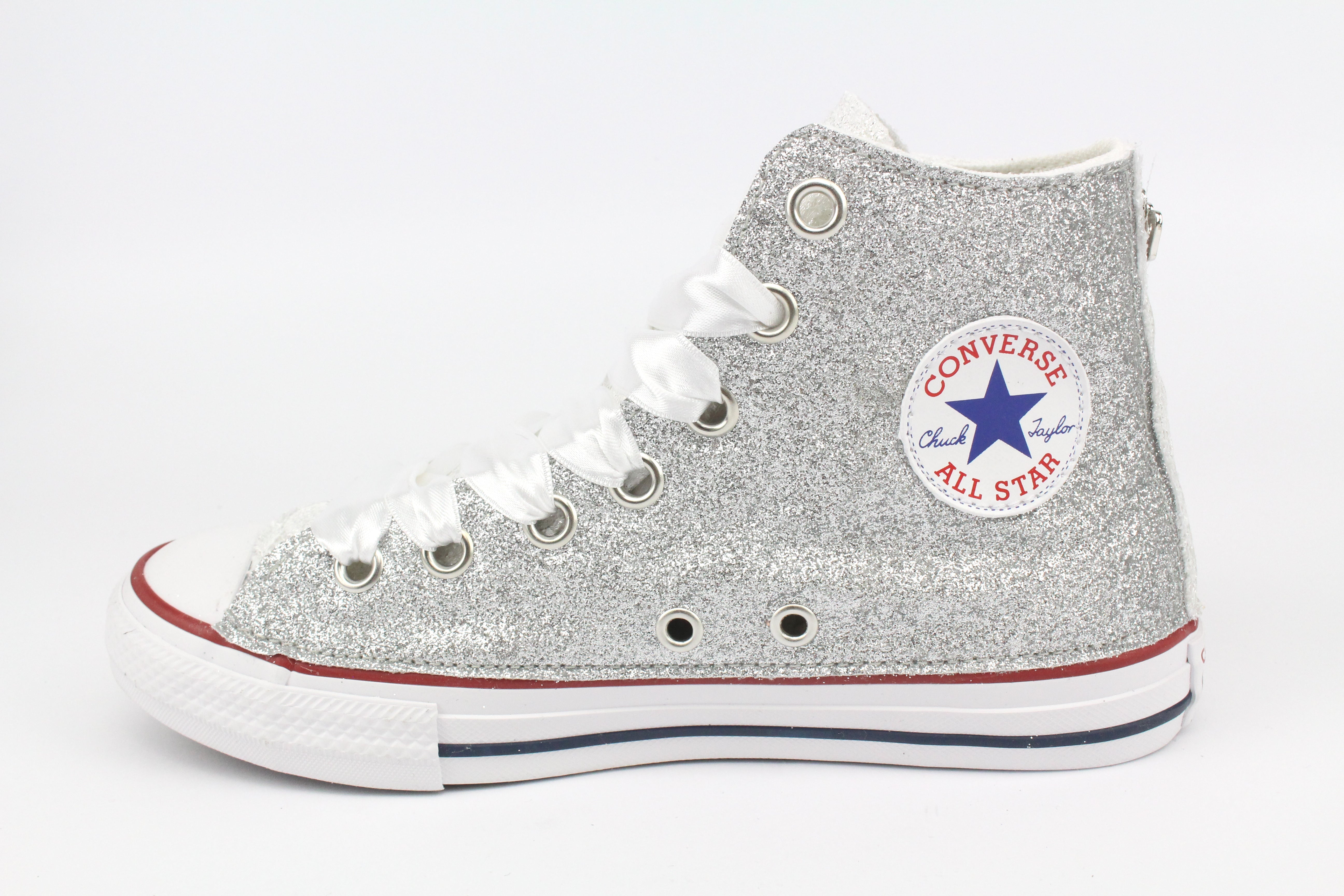 Converse All Star Glitter fino & Pizzo