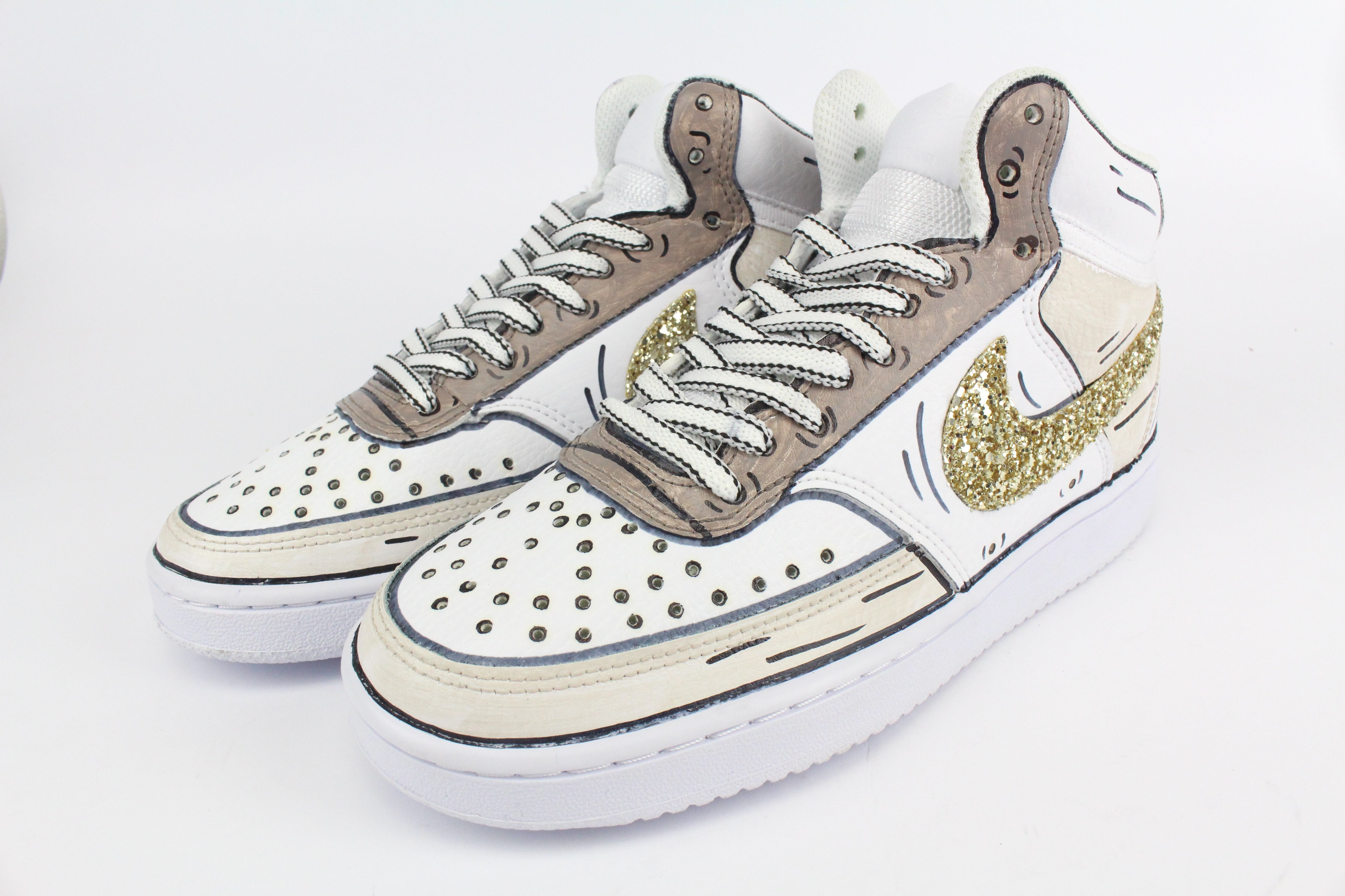 Nike Court Vision MID Cartoon & Glitter