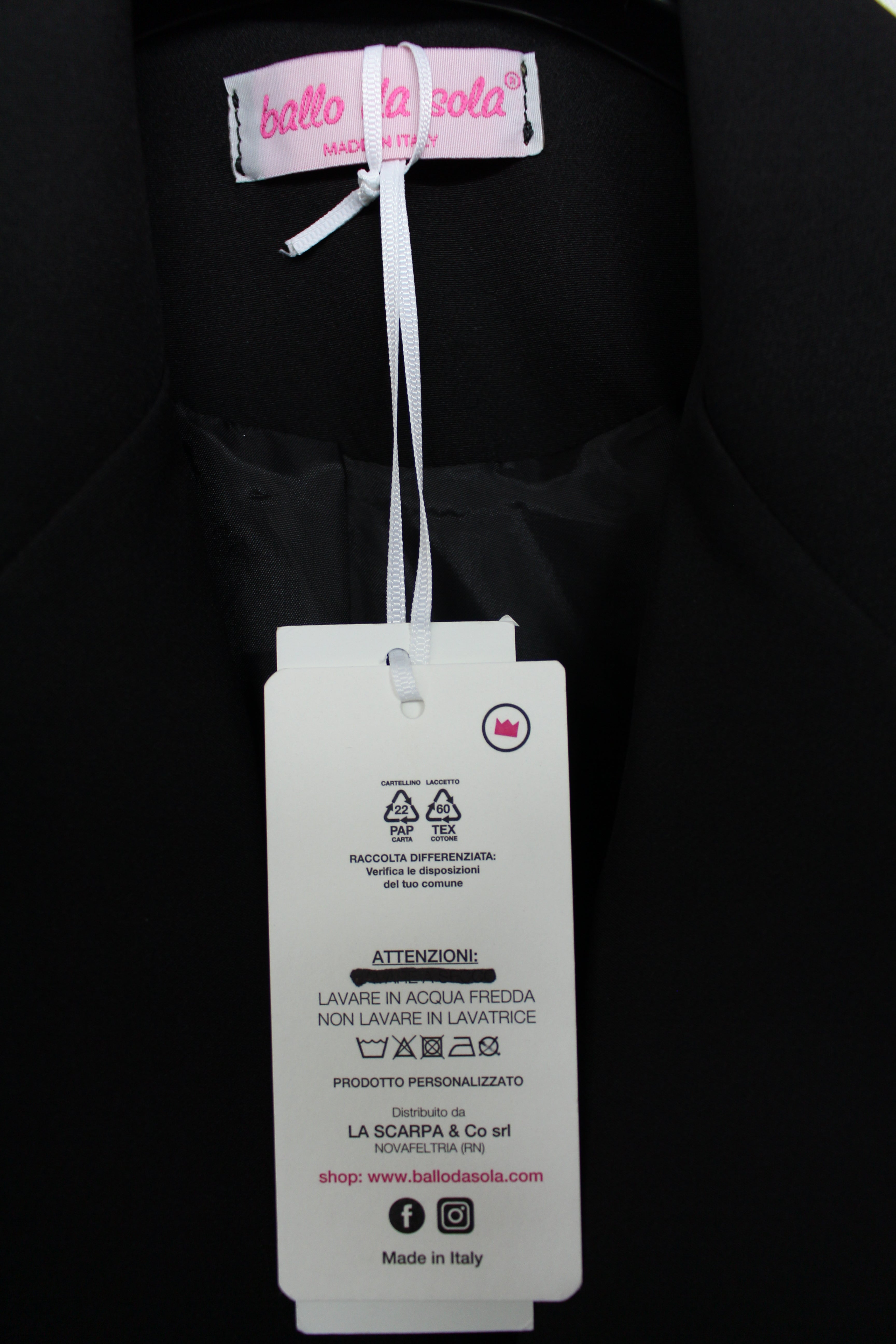 Giacca Elegante Cuore Occhio Sacro Strass