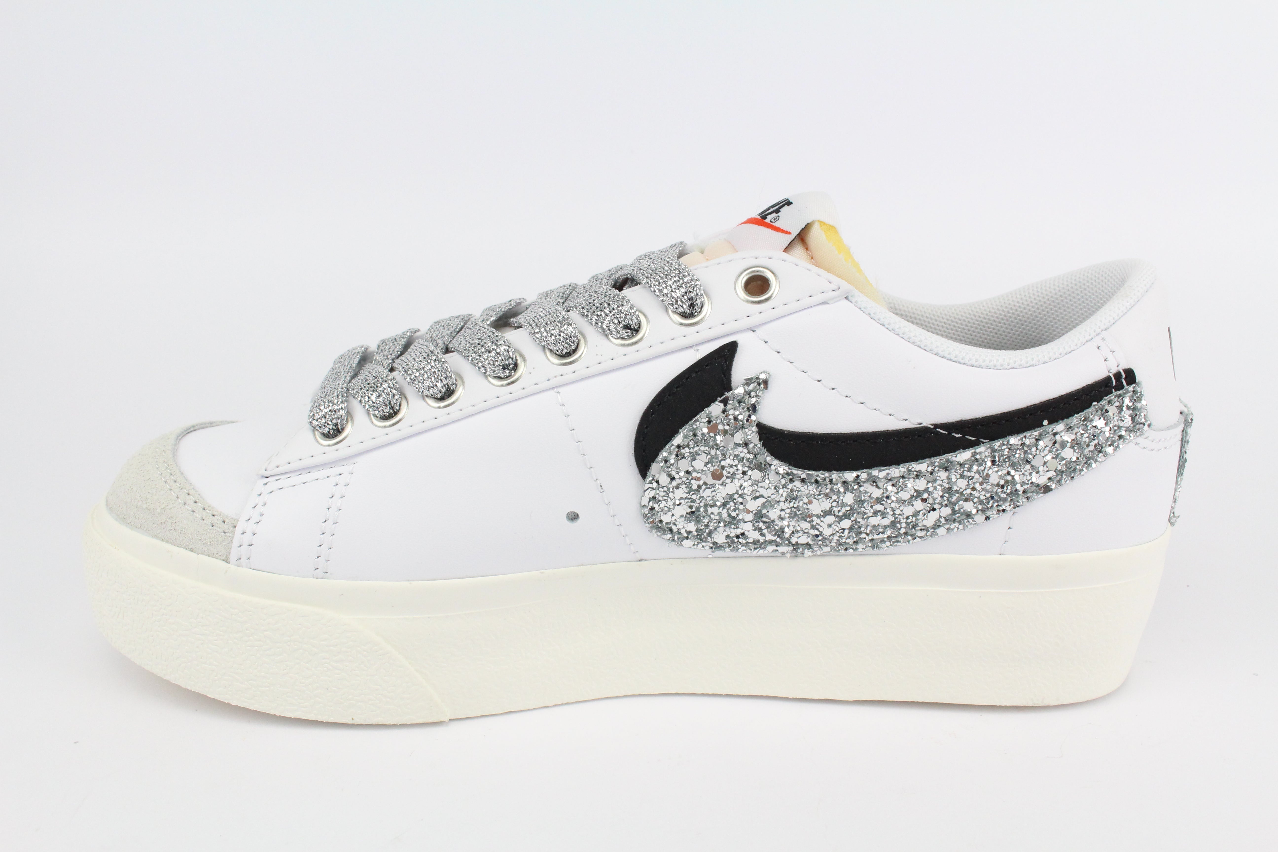 Nike Blazer Platform Doppio Baffo & Borchie Argento