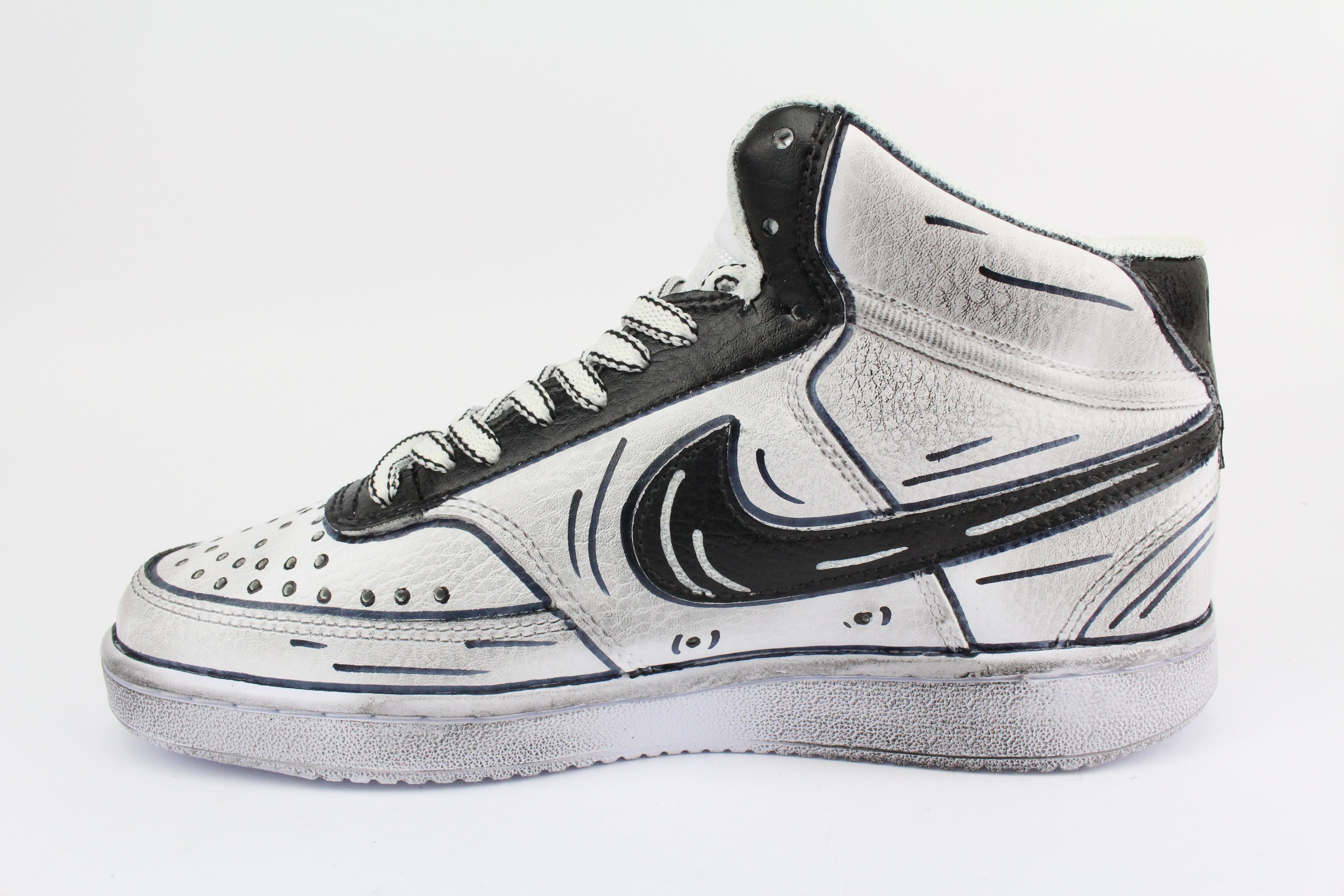 Nike Court Vision MID Cartoons Nera & Slime