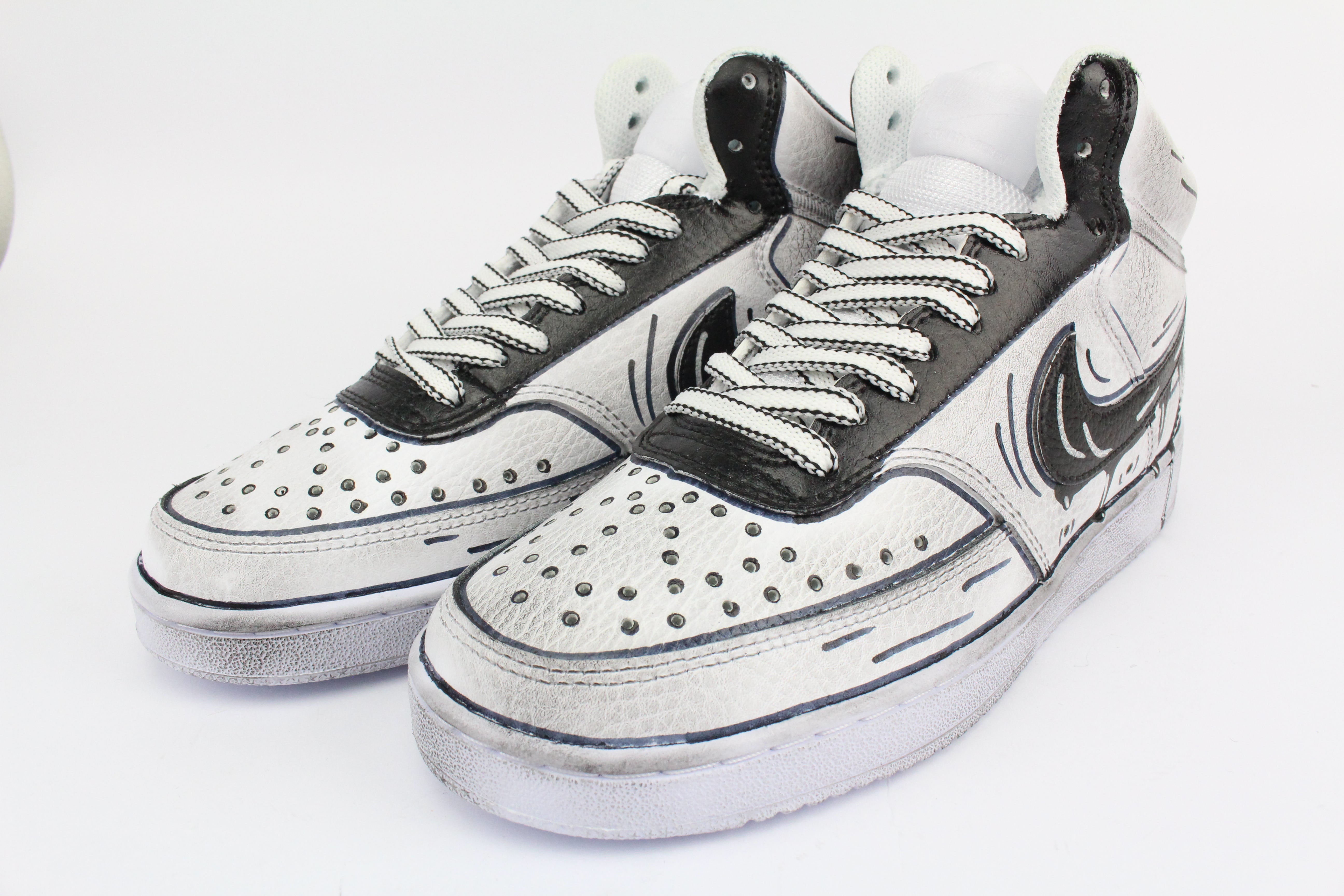 Nike Court Vision MID Cartoons Nera & Slime