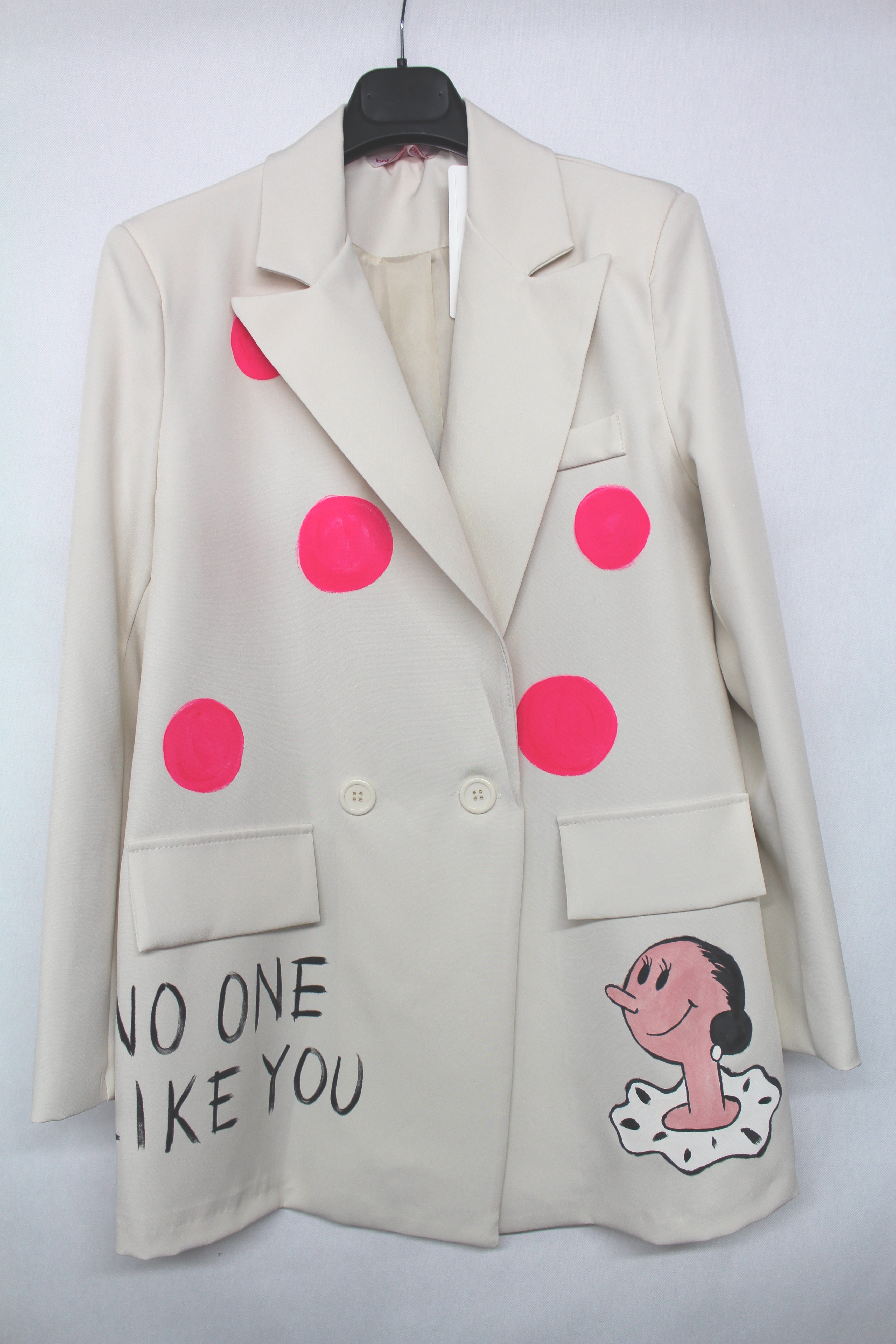 Giacca Elegante dipinta a mano "No One Like You"