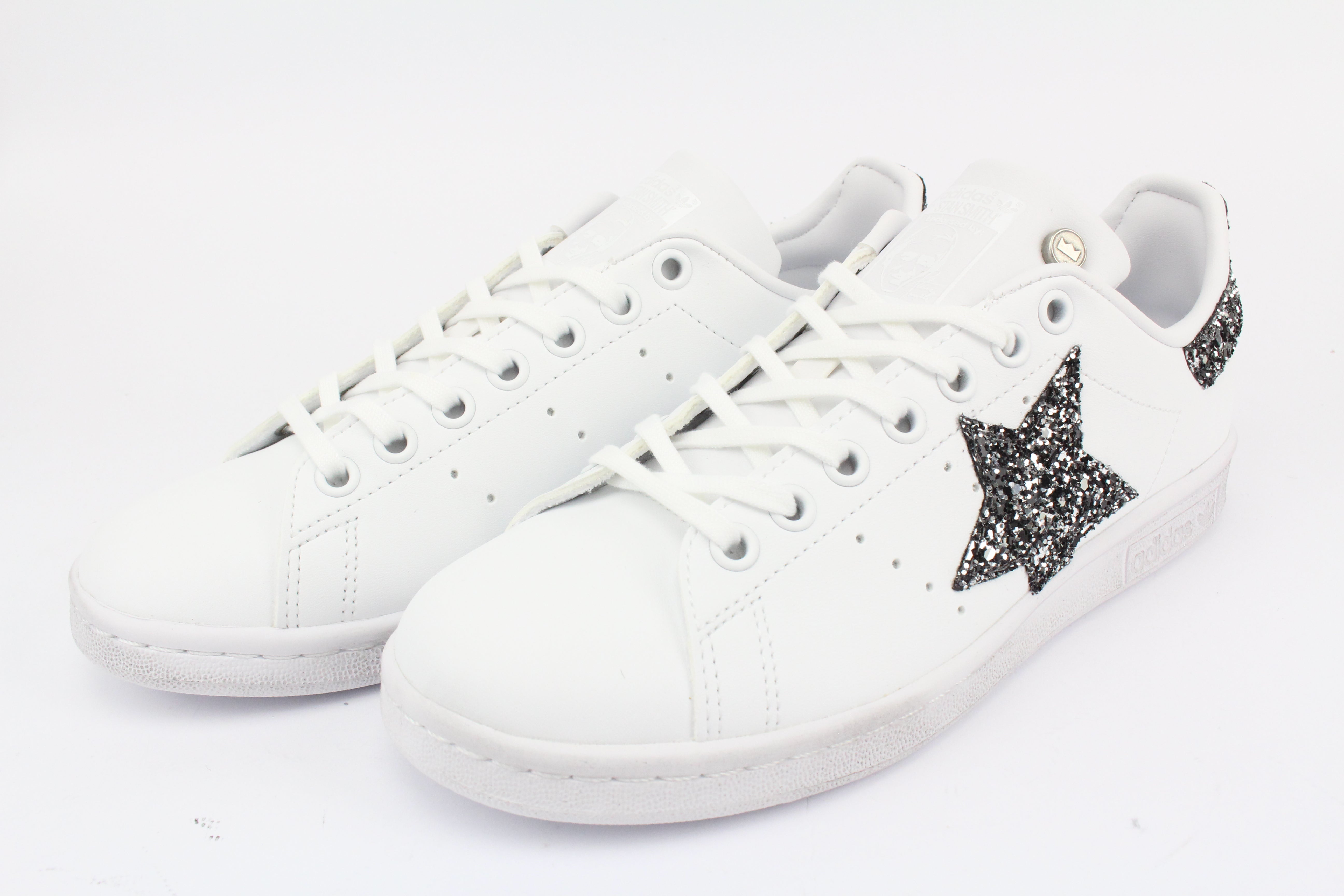 Adidas Stan Smith Stella Glitter Black Silver