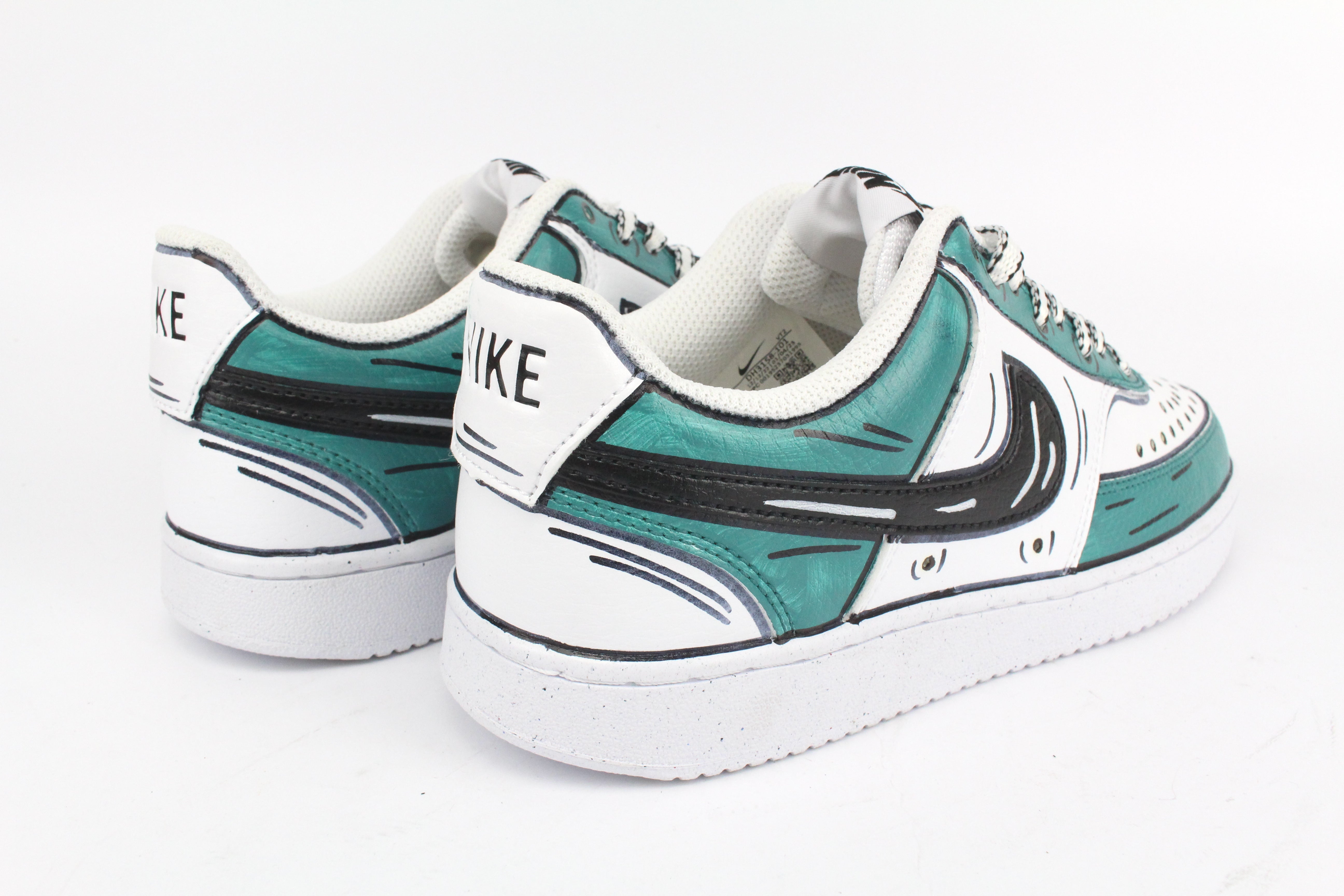 Nike Court Vision Low Cartoons Petrolio