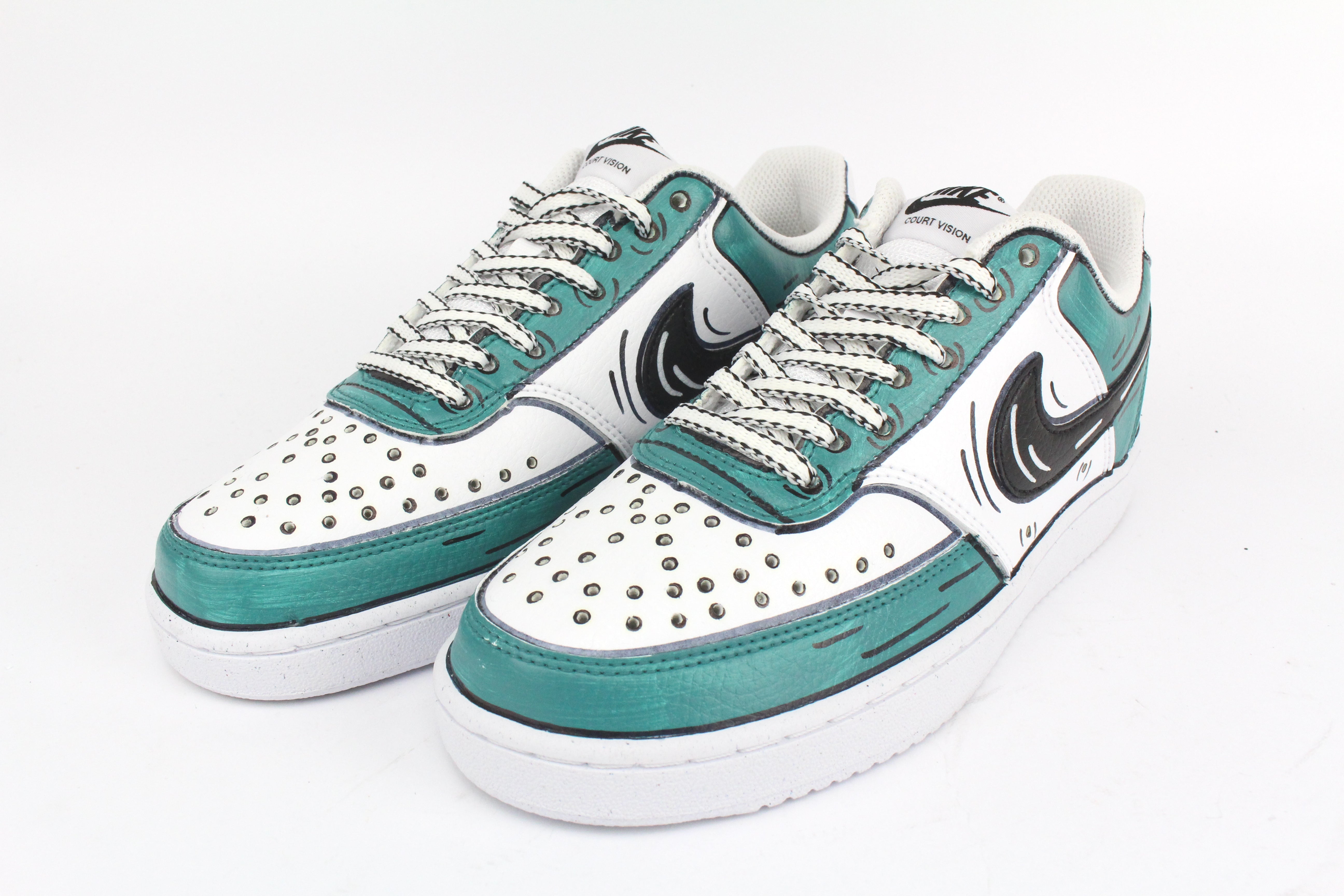Nike Court Vision Low Cartoons Petrolio