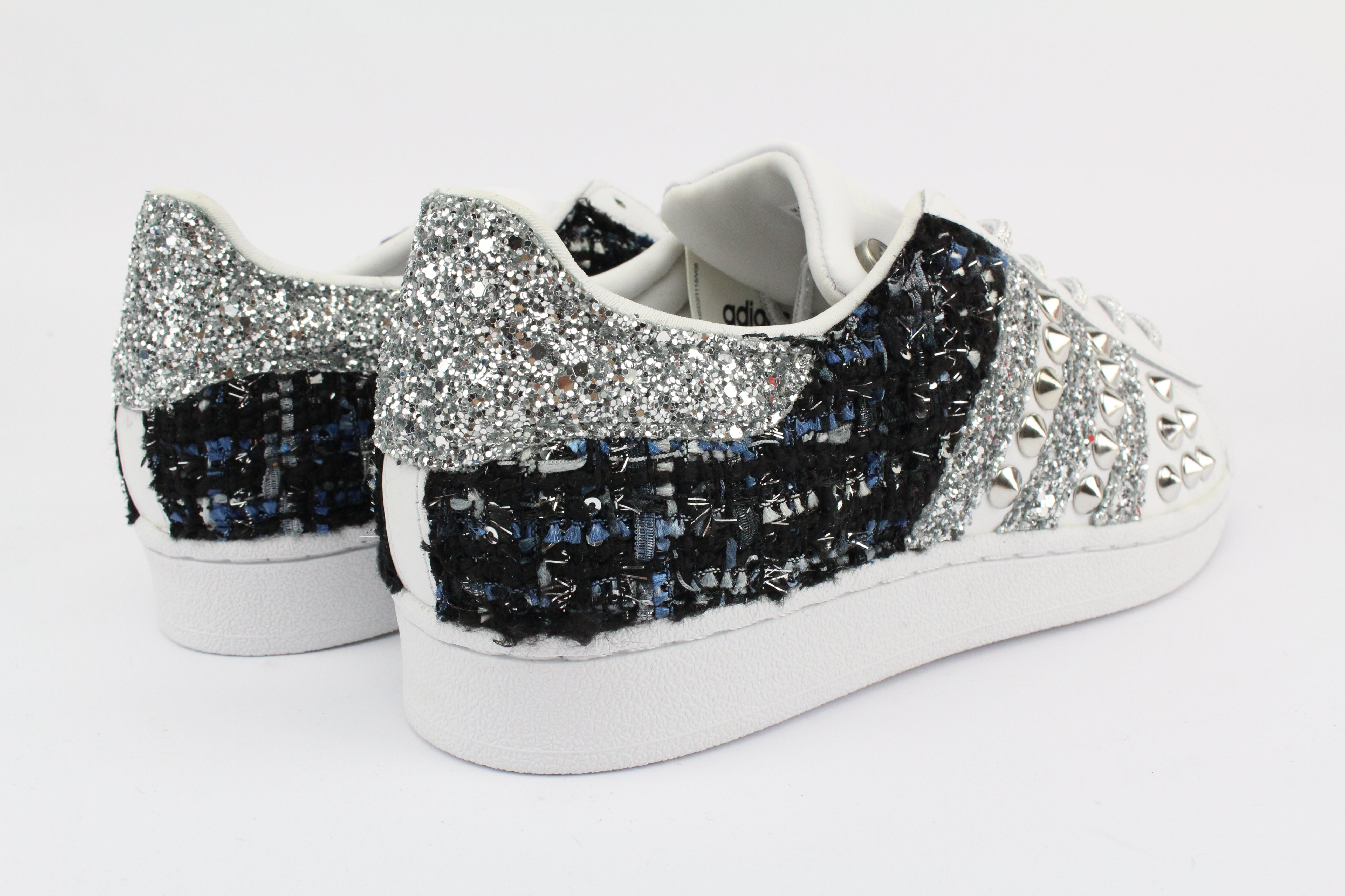 Adidas Superstar Bouclè Glitter & Borchie
