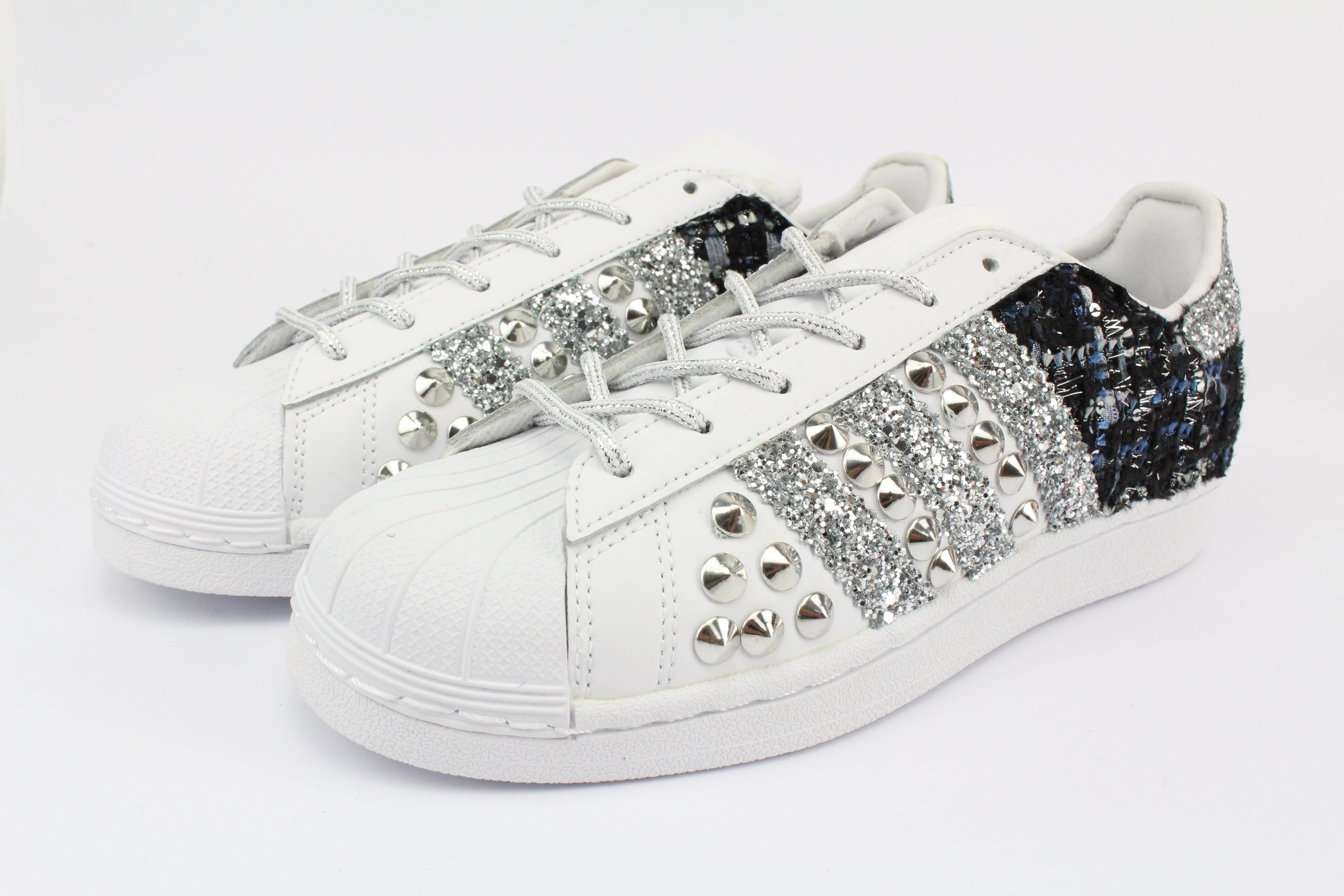 Adidas Superstar Bouclè Glitter & Borchie