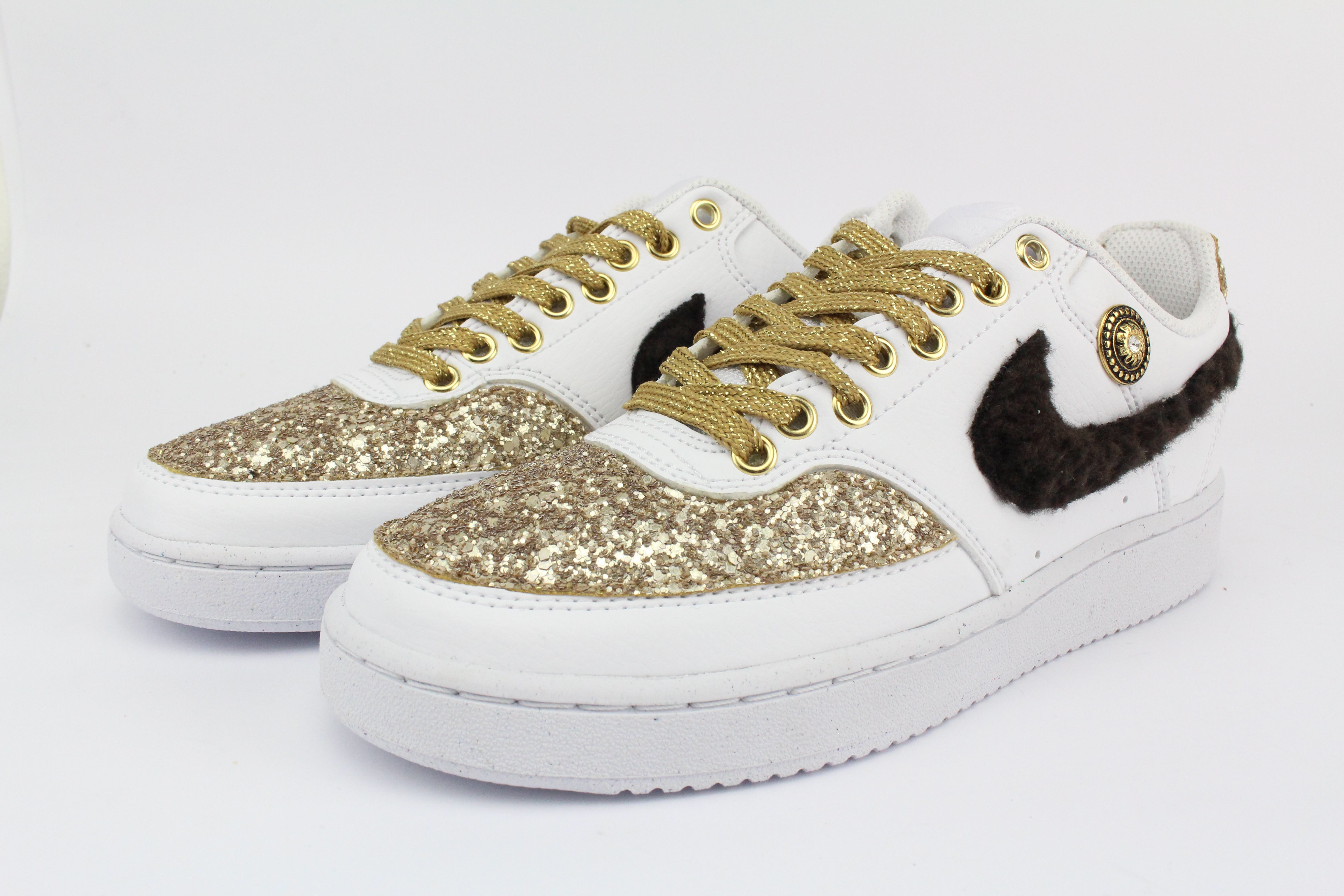 Nike Court Vision Low Glitter & Lamb