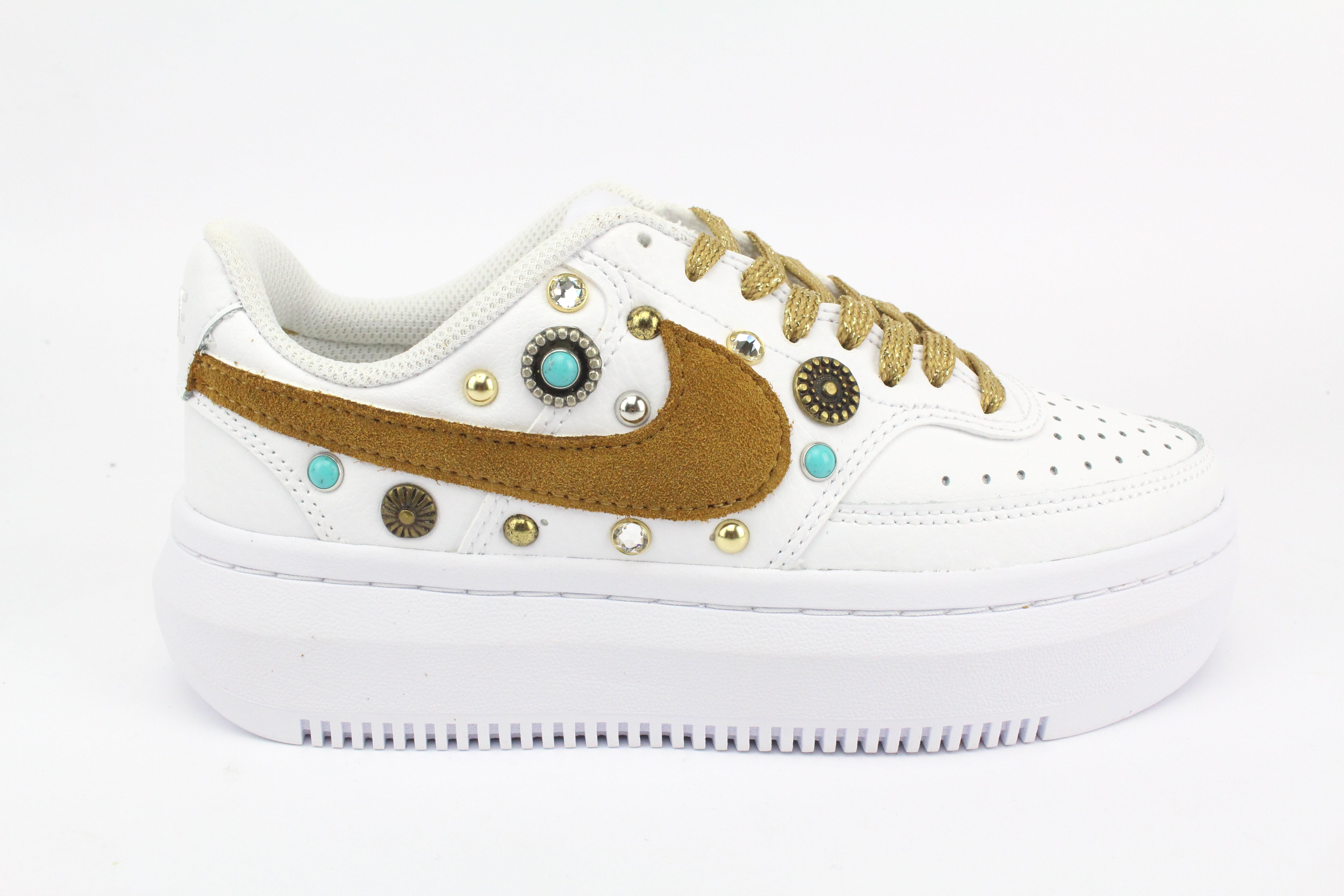 Nike Court Vision Low Platform Country & Borchie