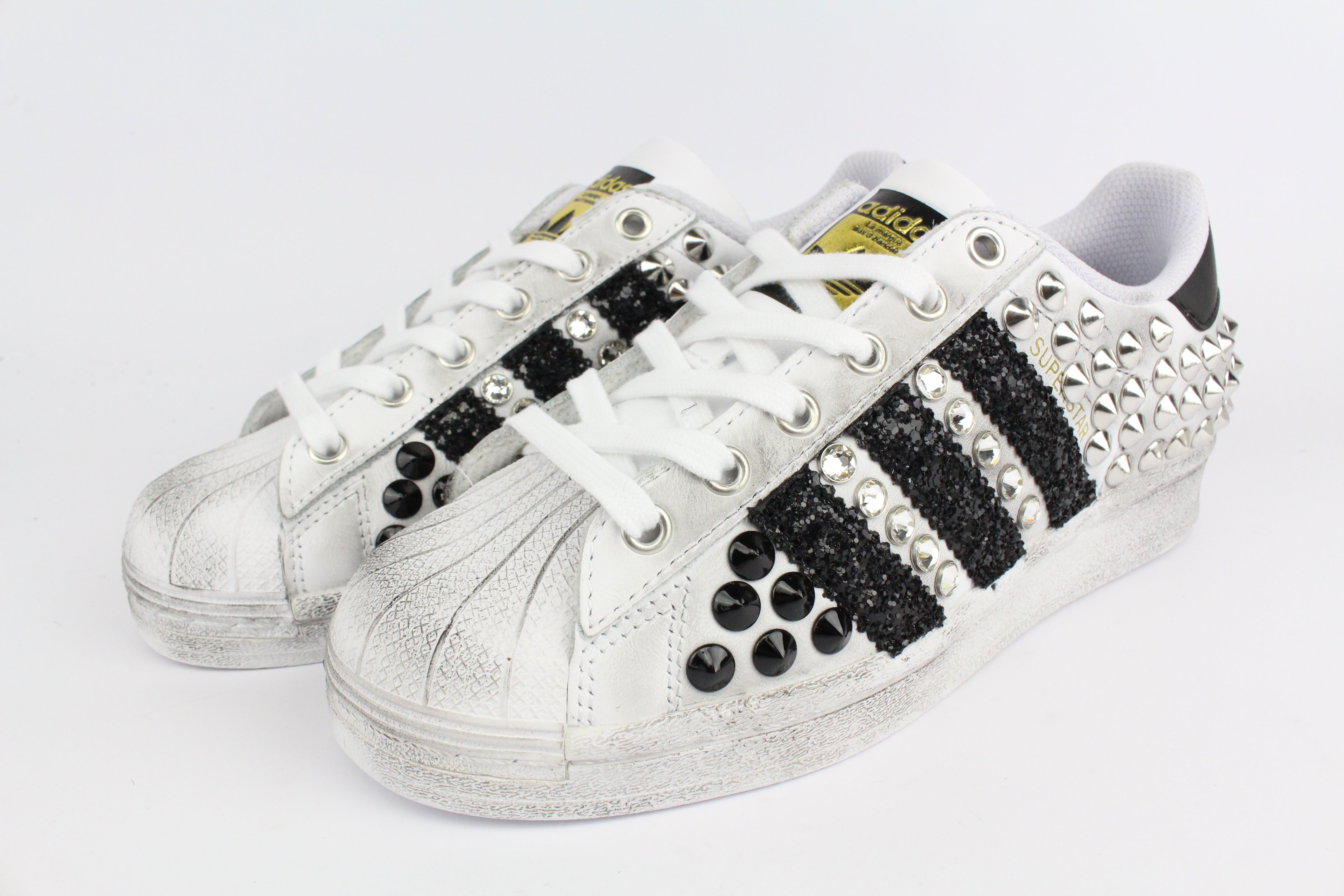 Adidas Superstar Total Borchie Tris Strass