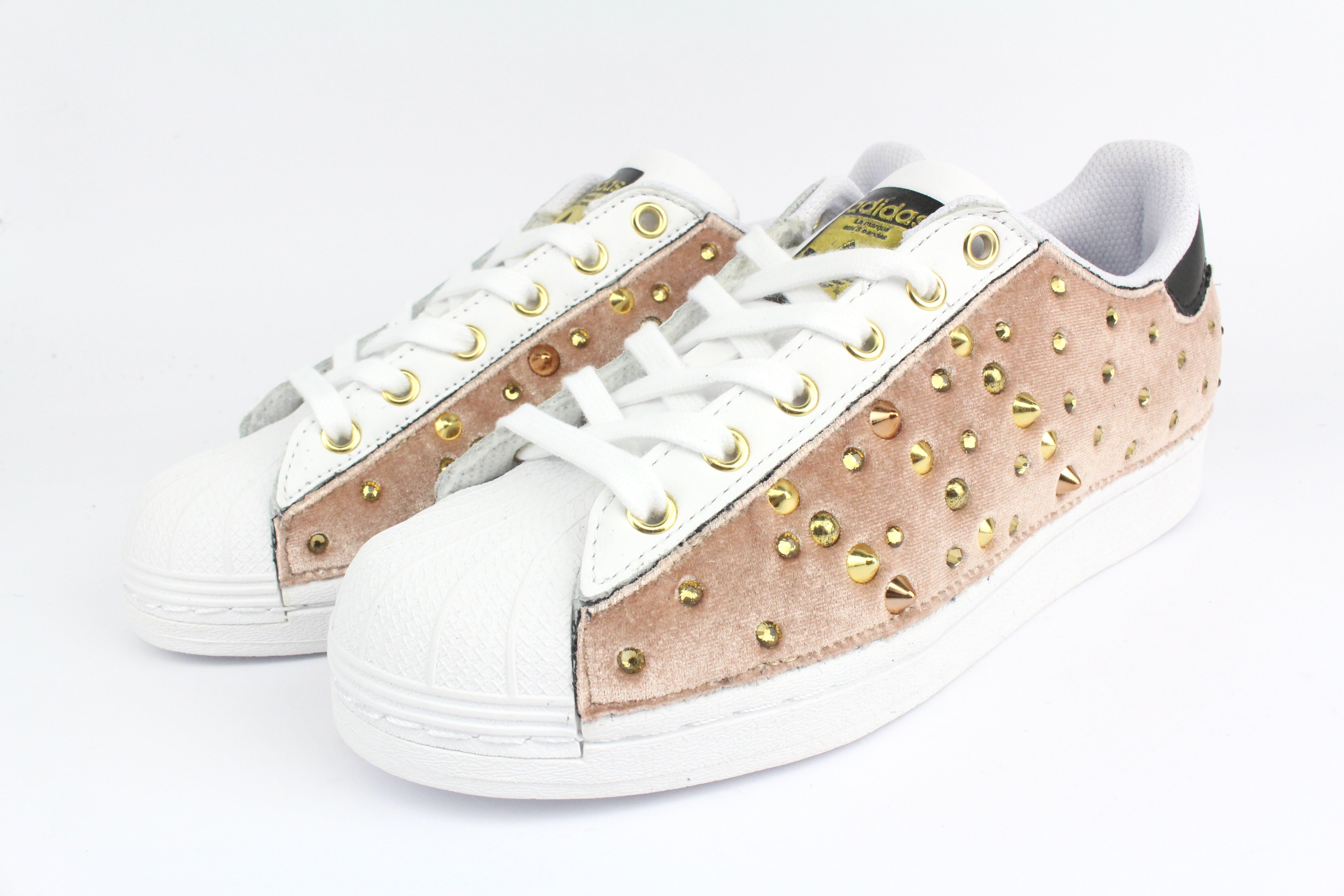 Adidas Superstar Rosa Velluto & Strass Termo