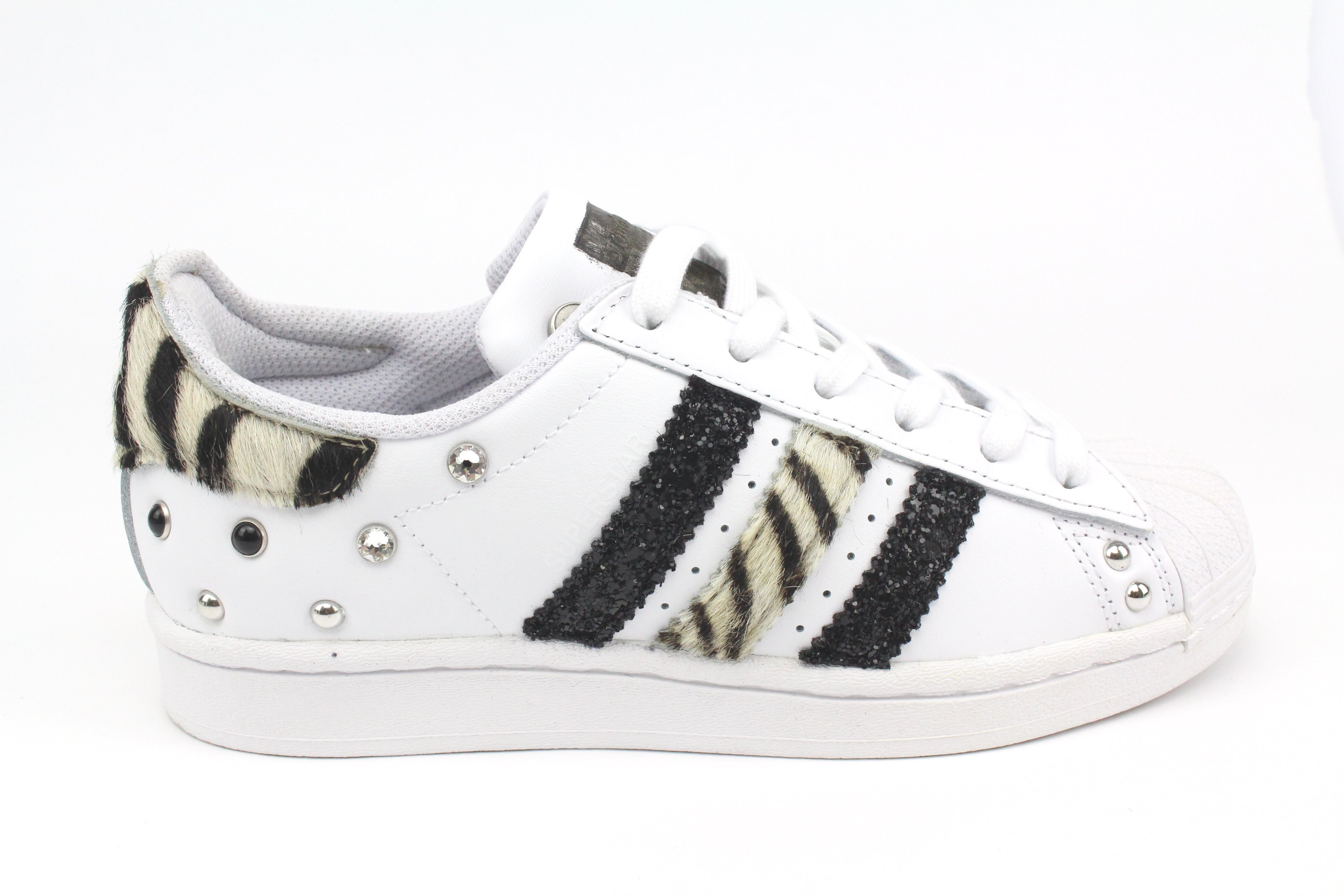 Adidas Superstar Zebrate Glitter Borchie & Perle
