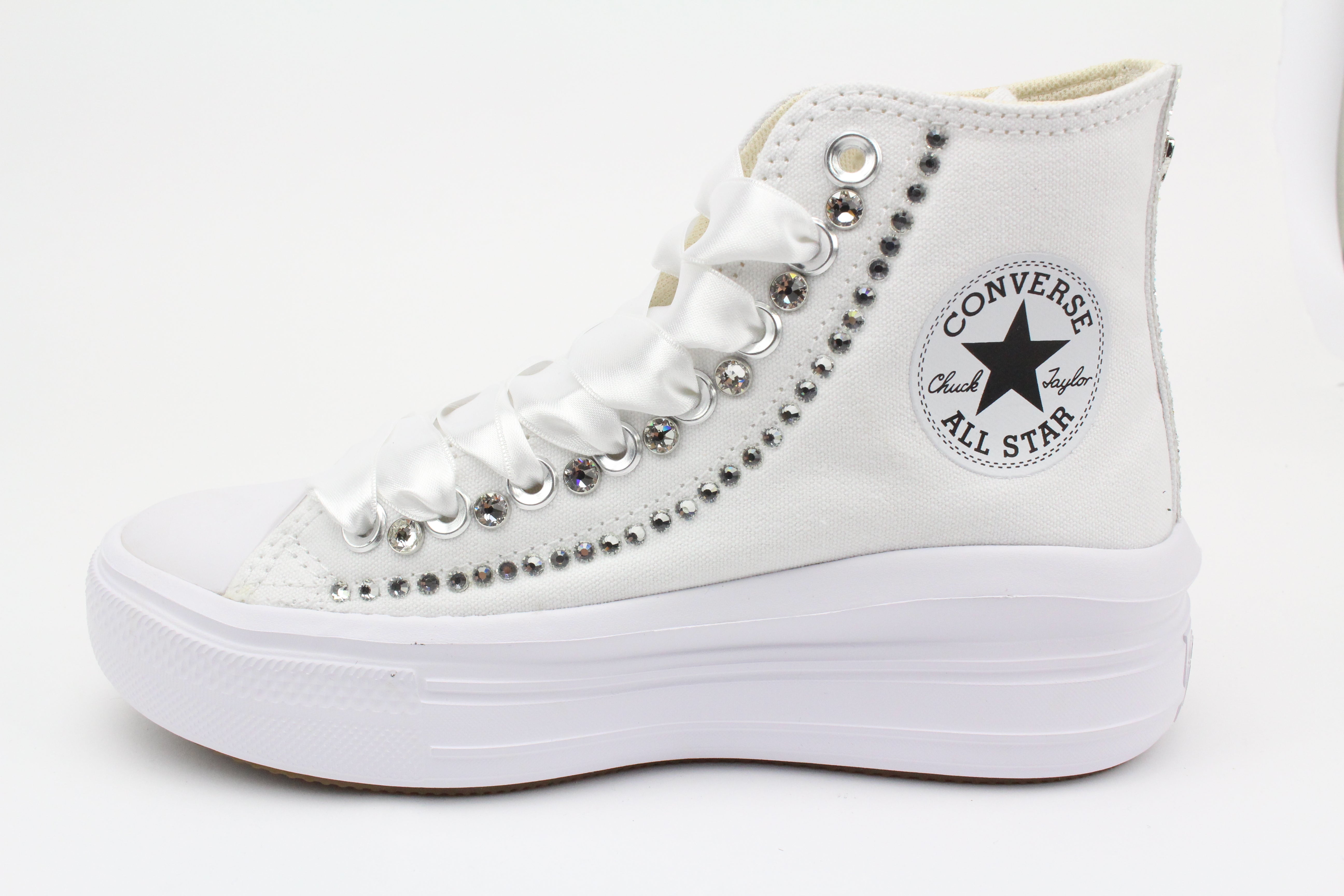 Converse All Star Move White & Raso