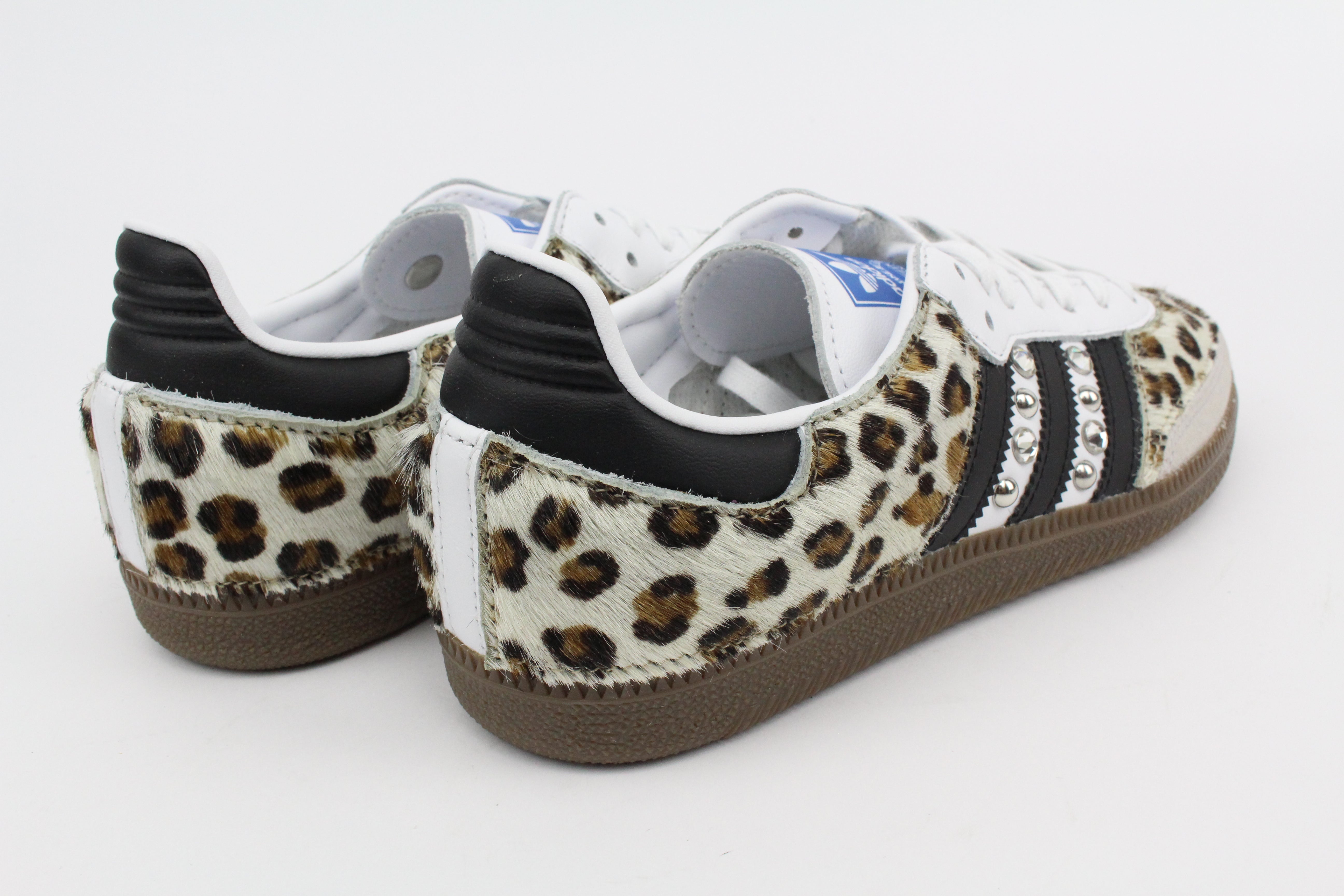 Adidas Original SAMBA Total Maculate & Strass Argento