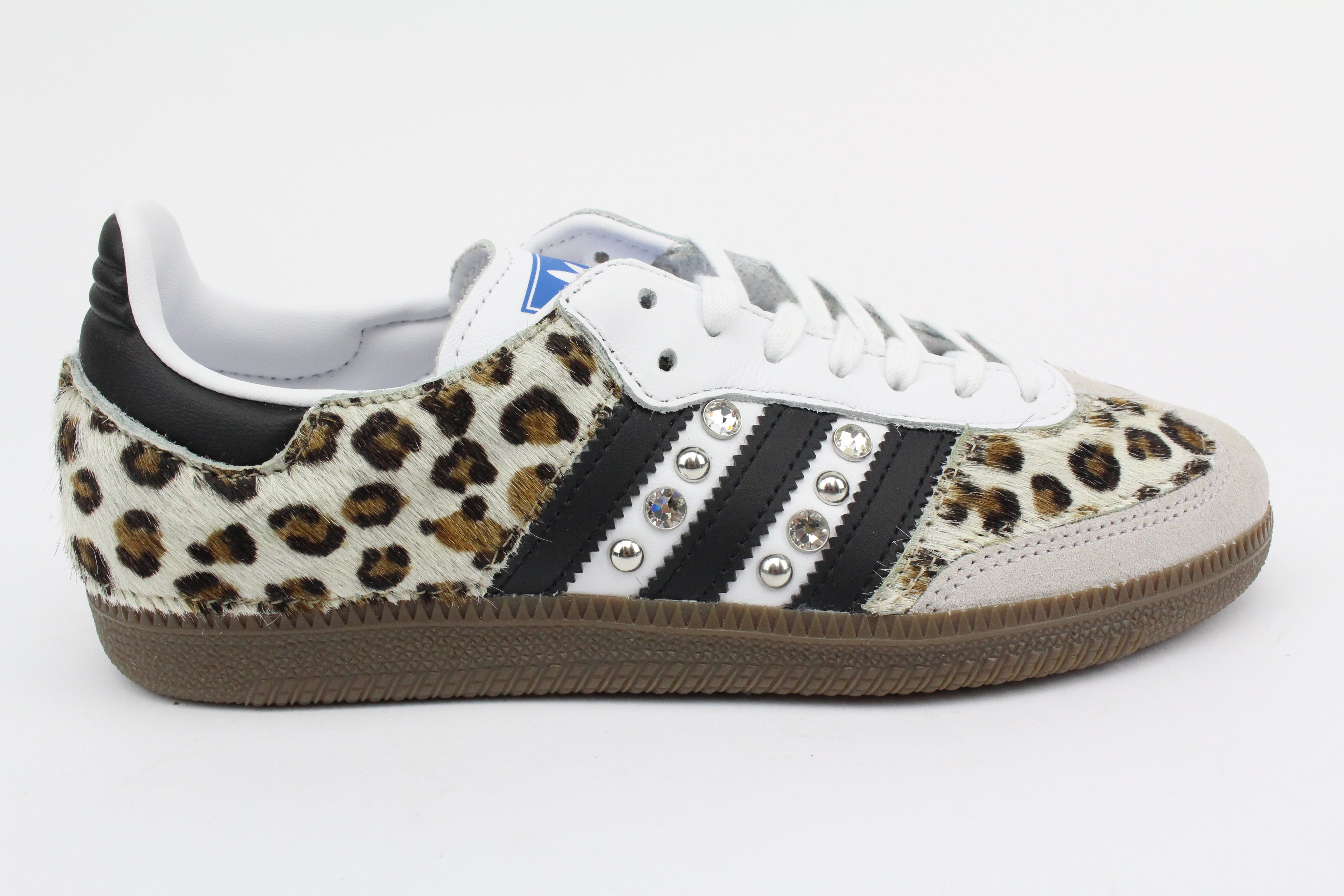 Adidas Original SAMBA Total Maculate & Strass Argento
