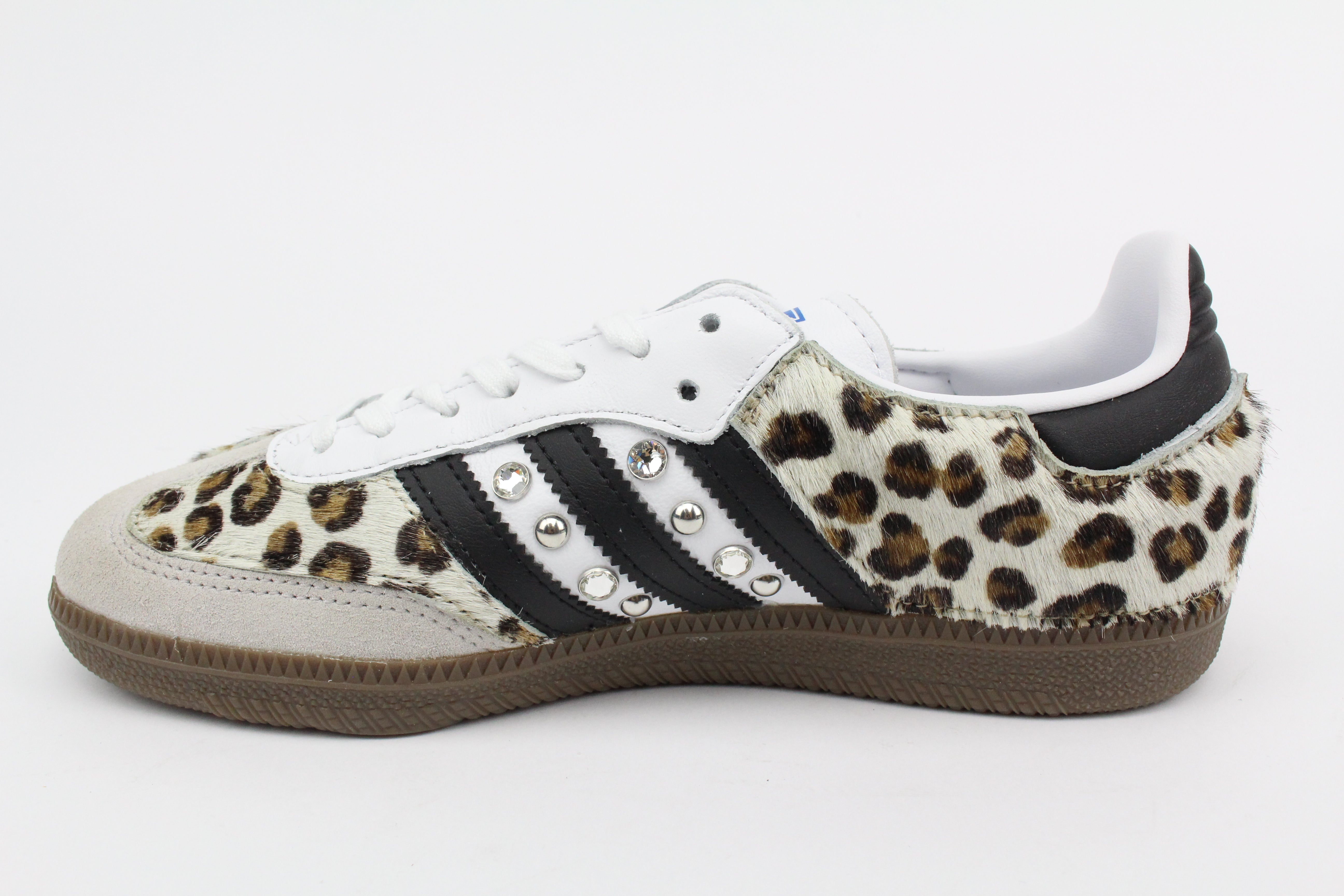 Adidas Original SAMBA Total Maculate & Strass Argento