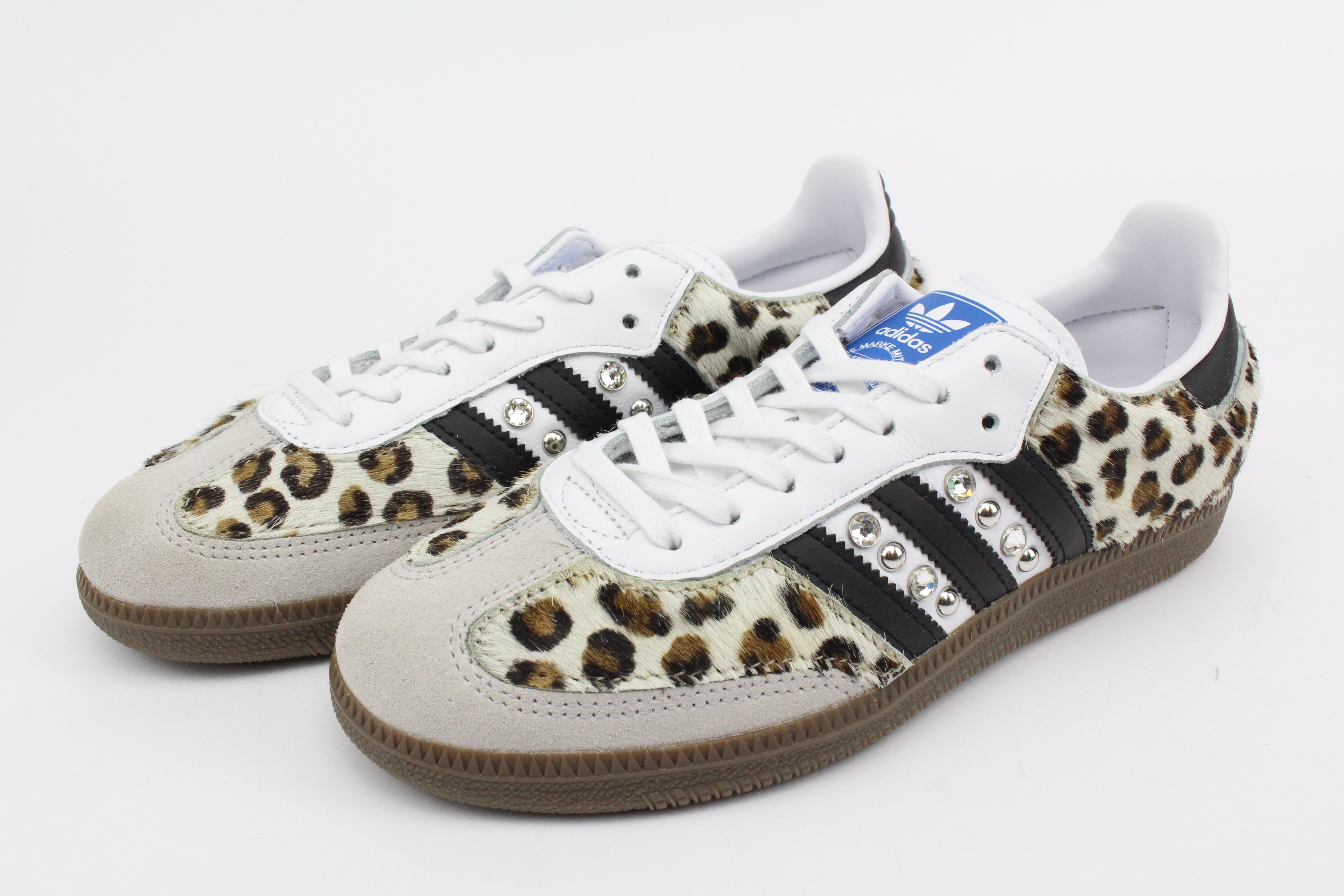 Adidas Original SAMBA Total Maculate & Strass Argento