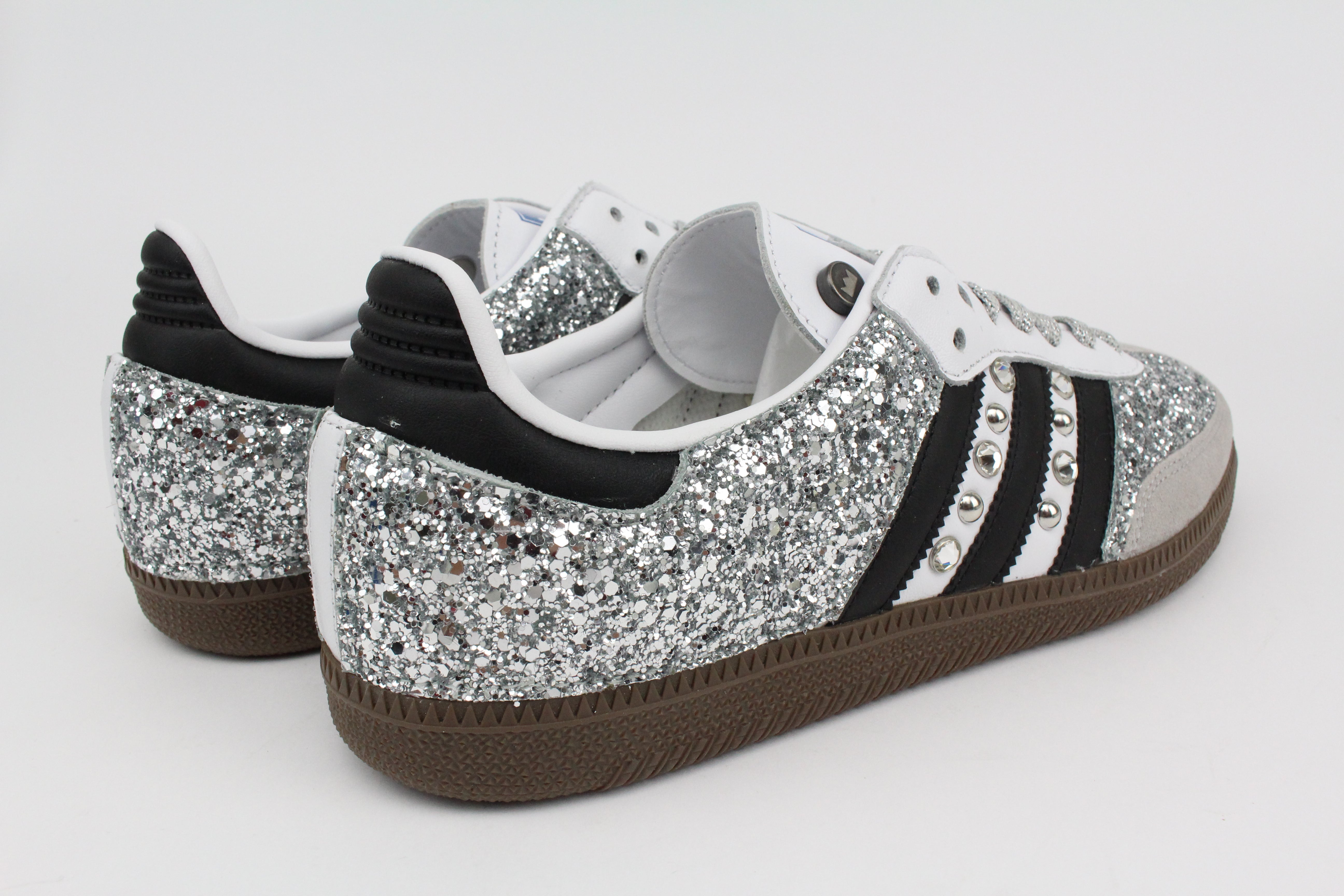 Adidas Original SAMBA Total Glitter Silver
