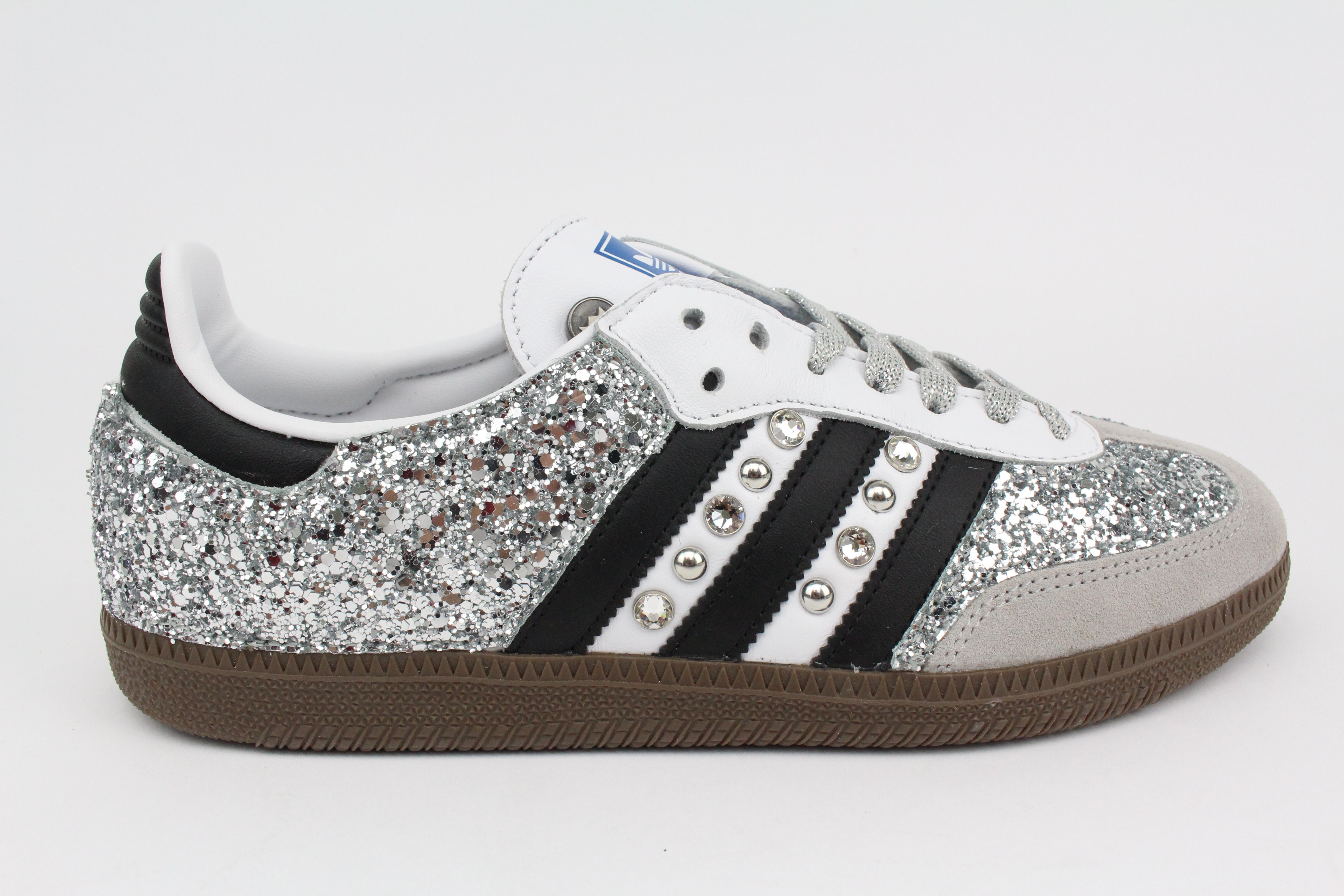 Adidas Original SAMBA Total Glitter Silver