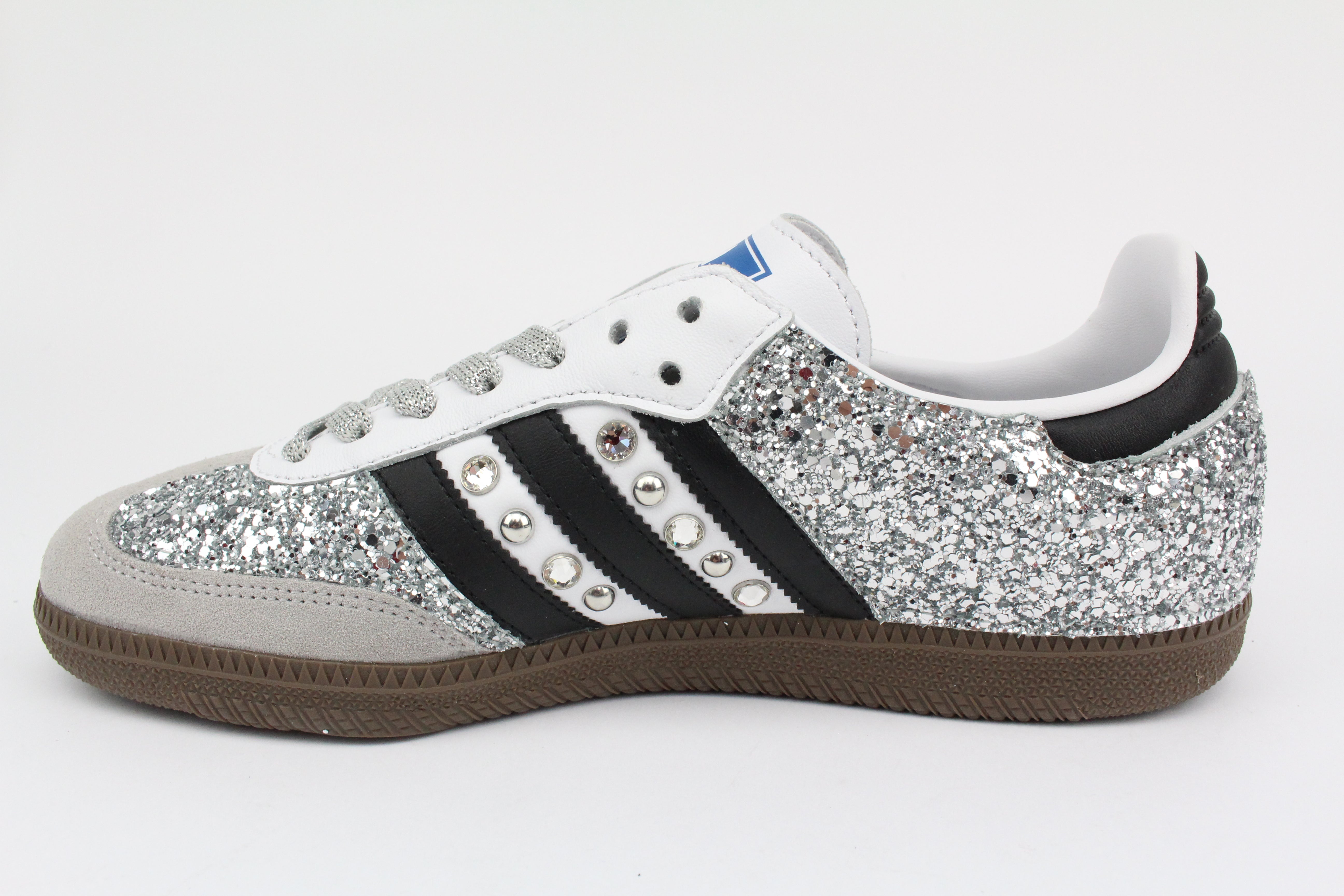 Adidas Original SAMBA Total Glitter Silver
