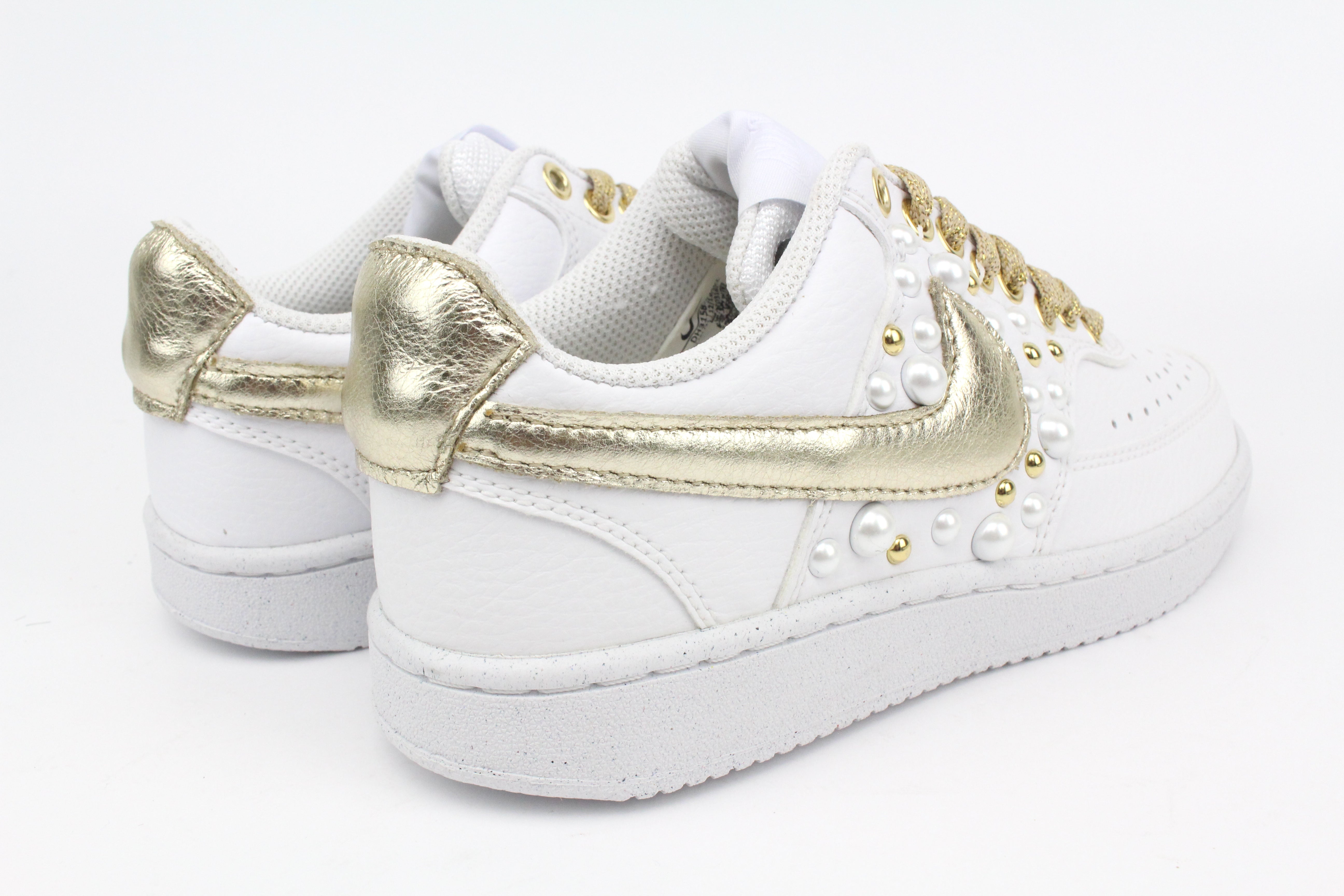 Nike Court Vision Low Perle & Platino Laminato