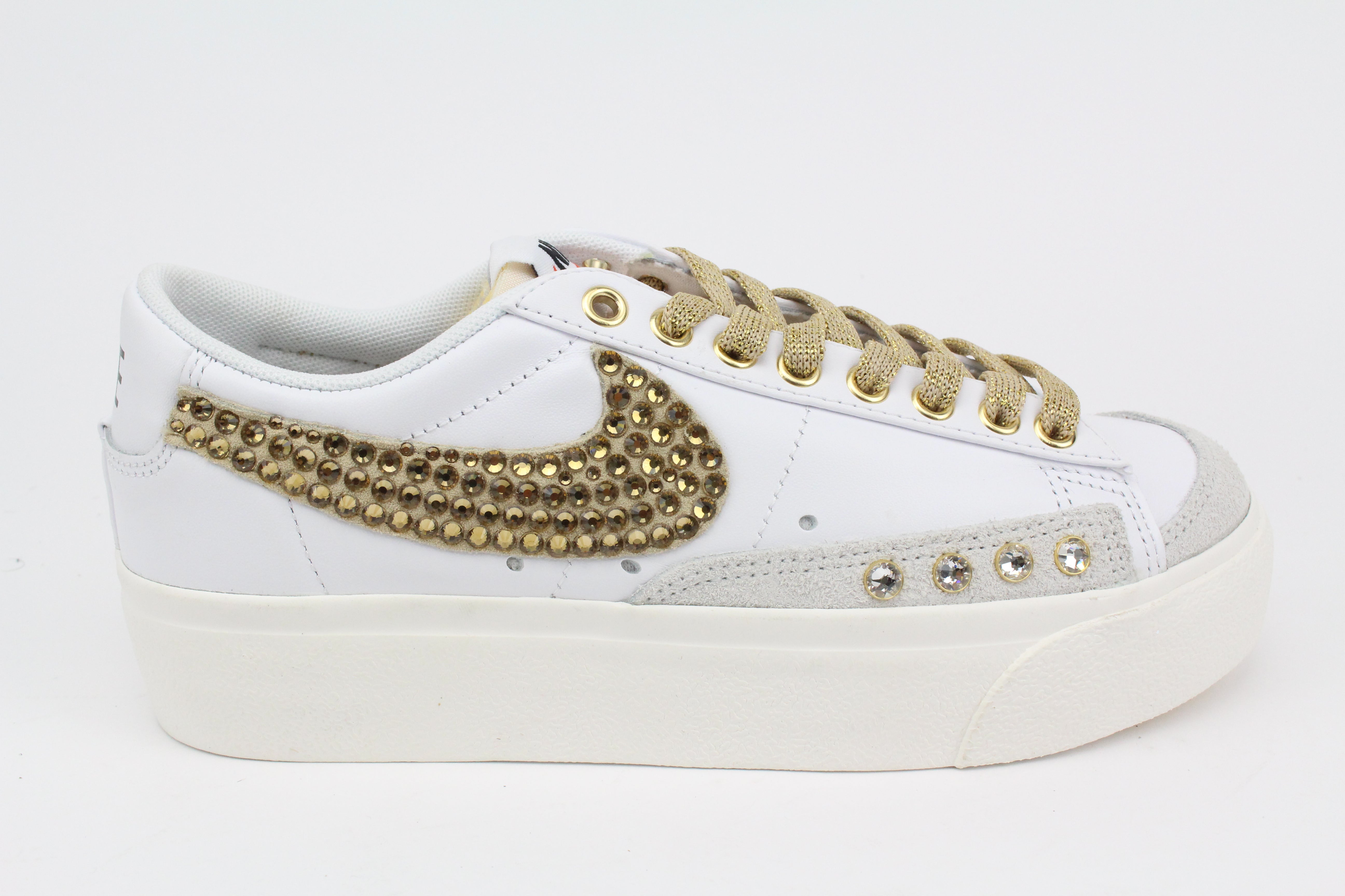 Nike Blazer Platform Total Strass Oro