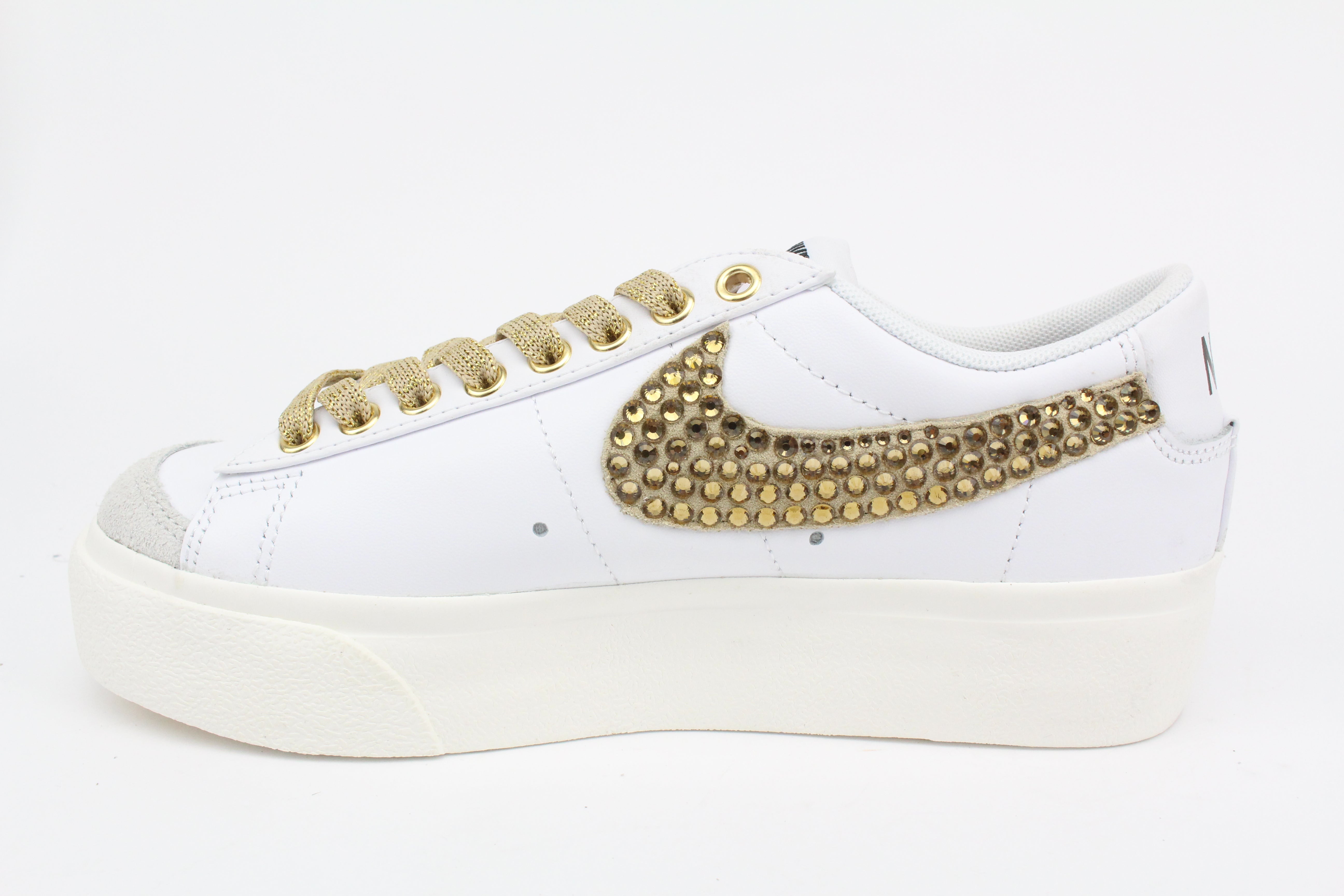 Nike Blazer Platform Total Strass Oro