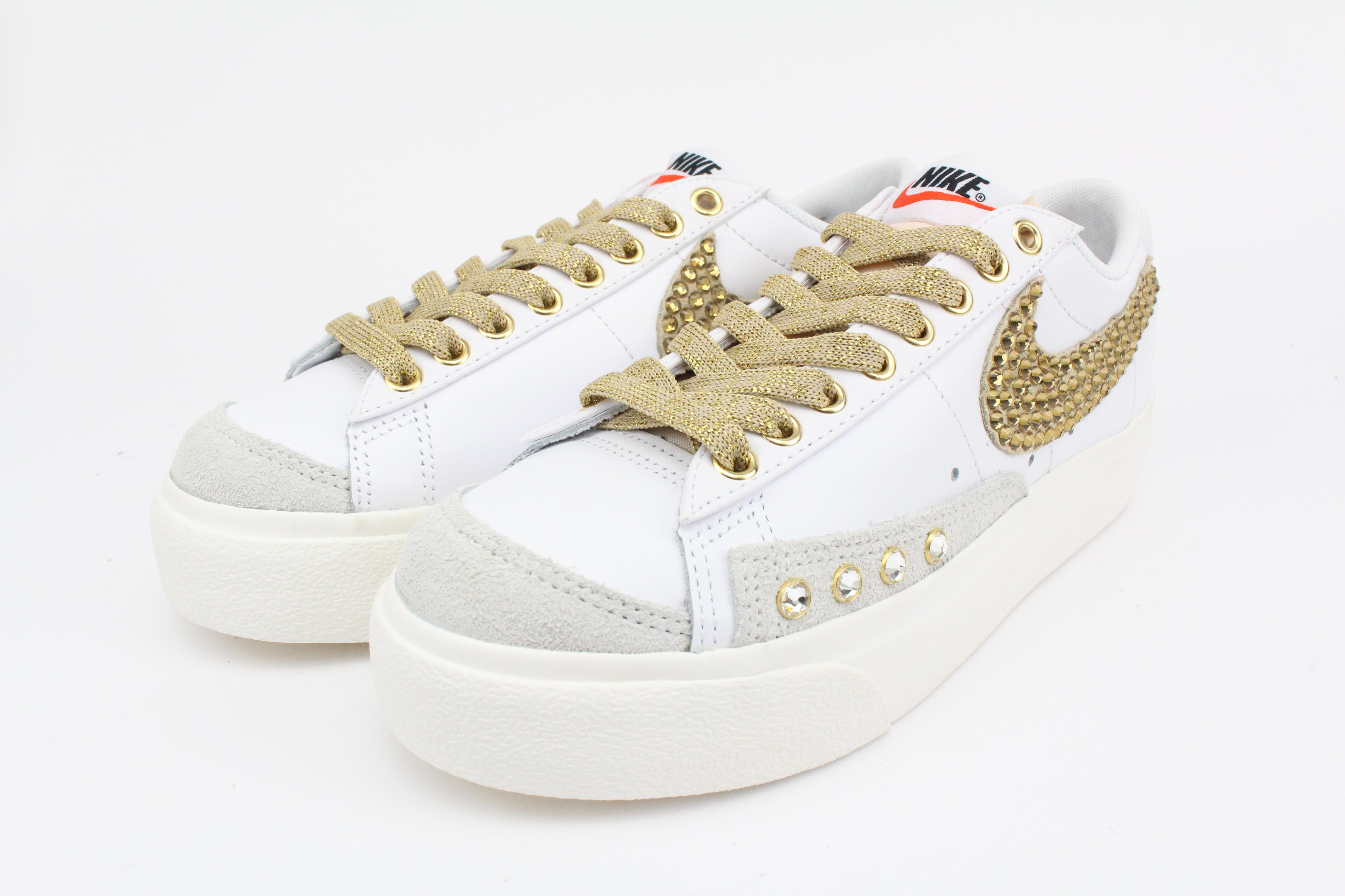 Nike Blazer Platform Total Strass Oro