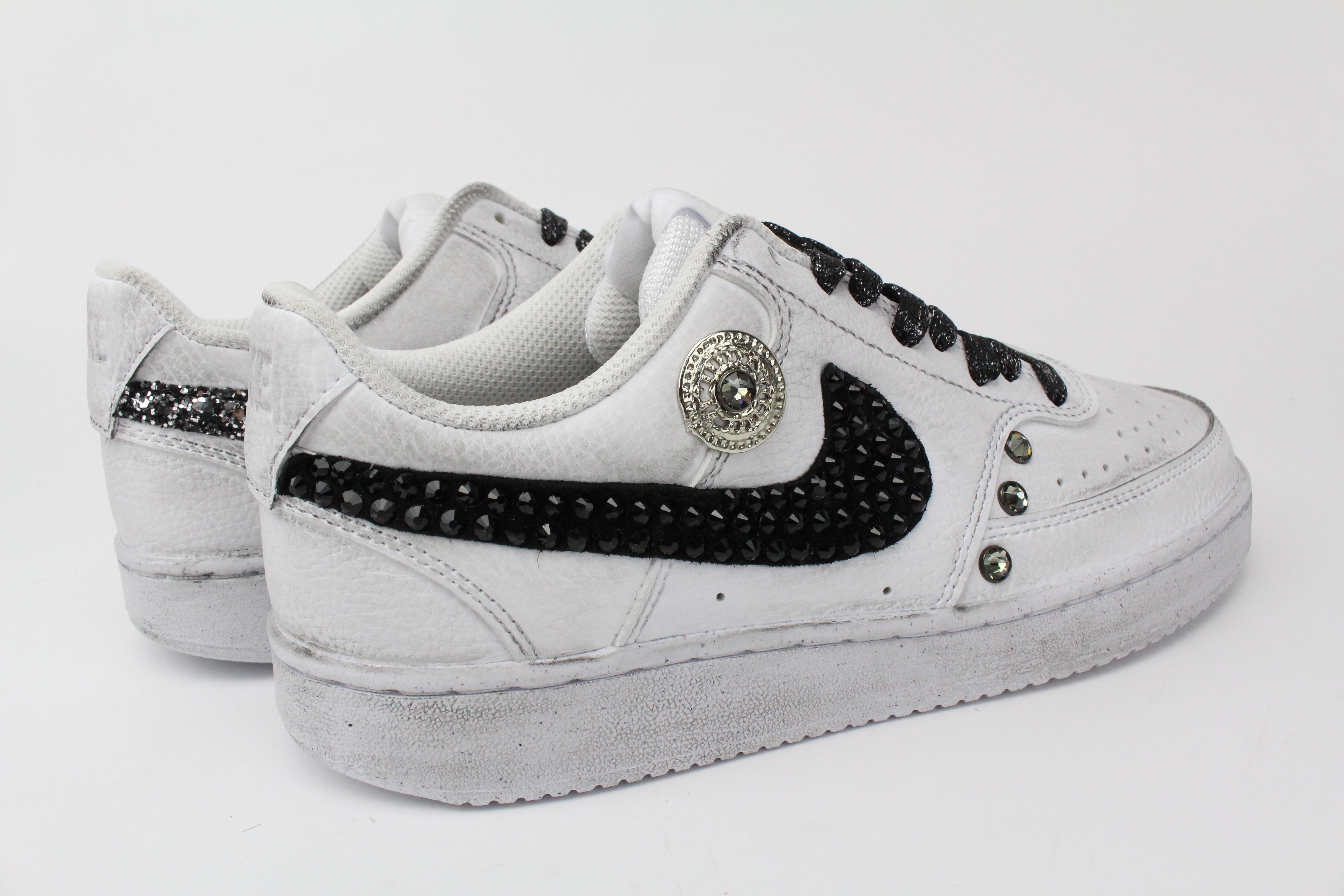 Nike Court Vision Low Stass Neri & Glitter