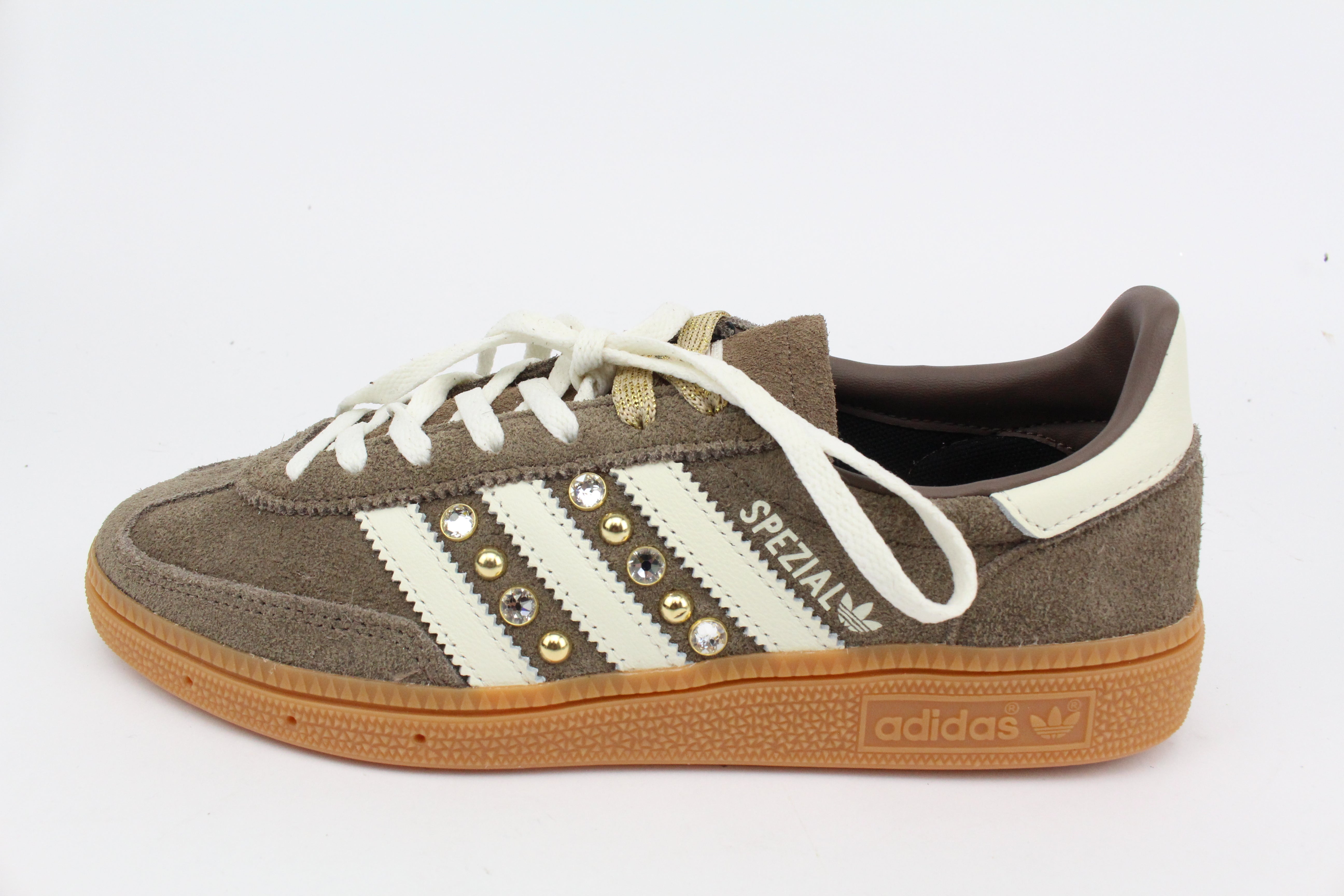 Adidas Original SPEZIAL Borchie & Strass fondo Miele