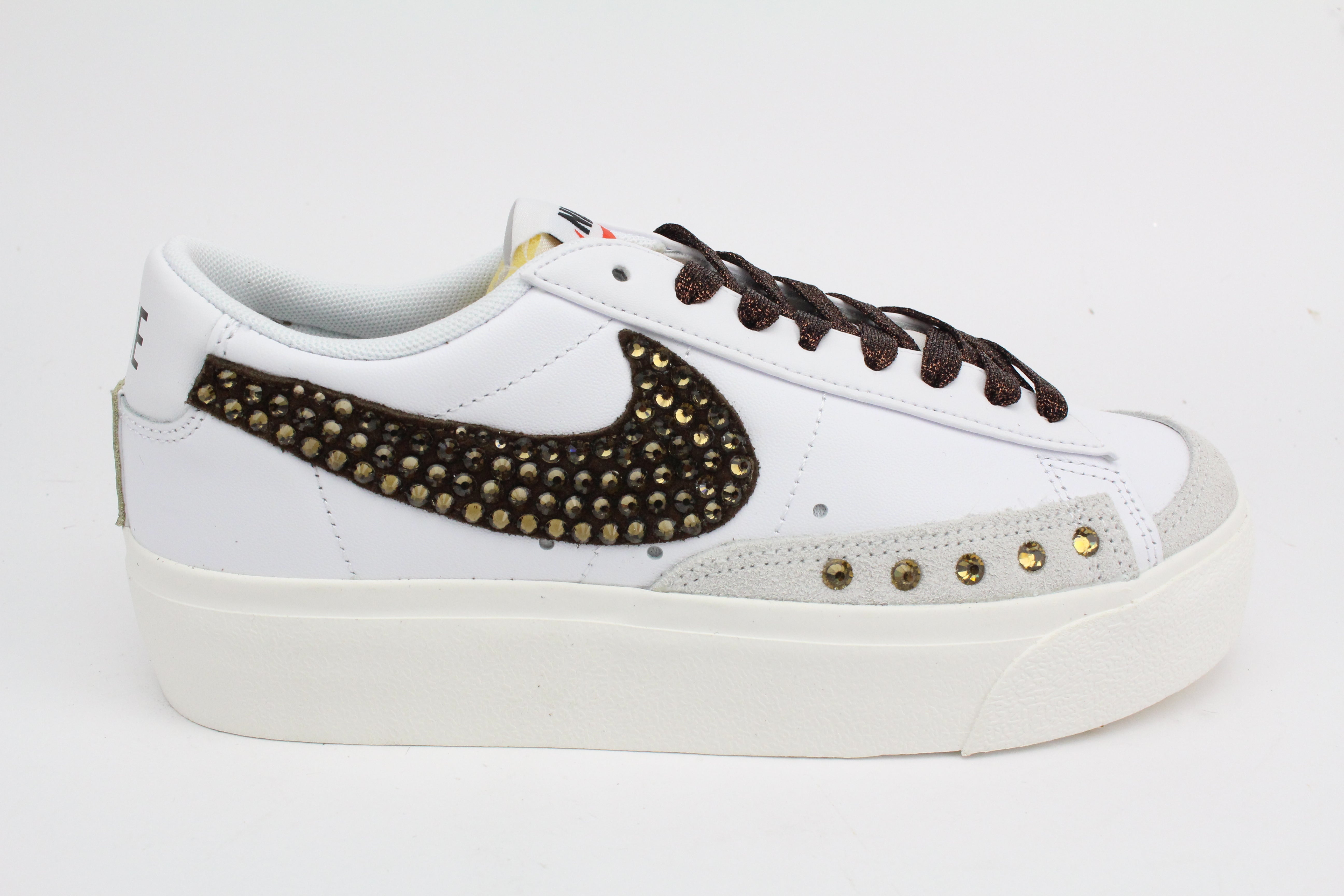 Nike Blazer Platform Total Strass Brown