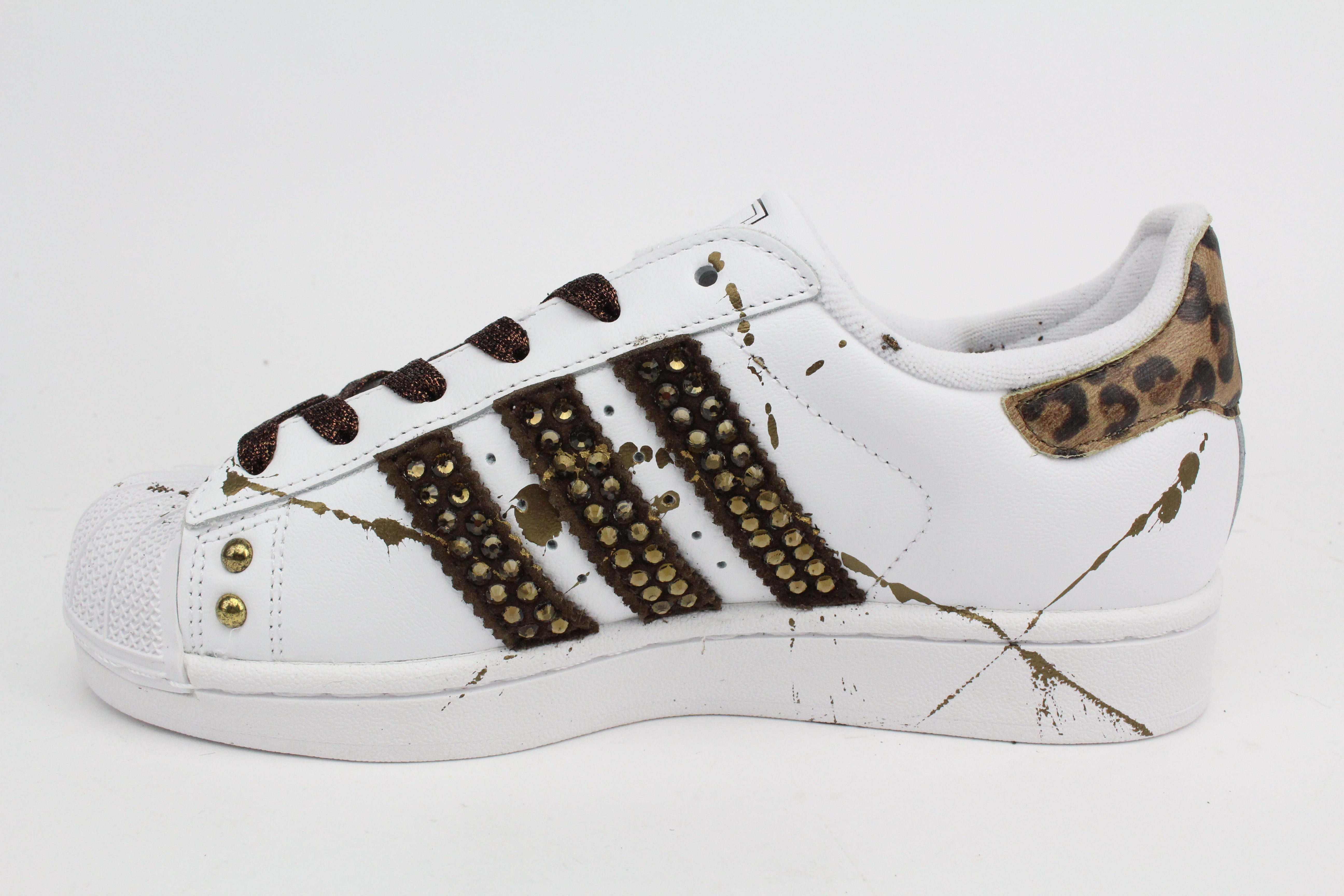 Adidas Superstar Strass Avorio & Vernice