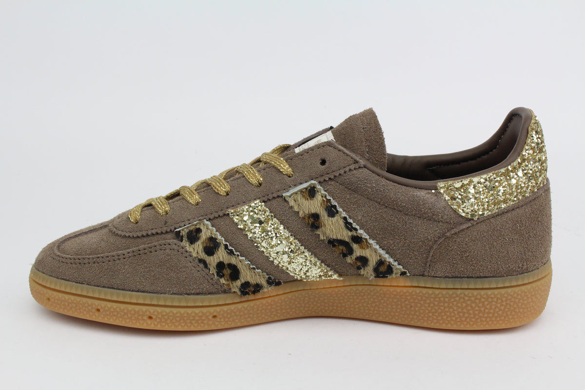 Adidas Original SPEZIAL Brown Pelle Maculata e glitter
