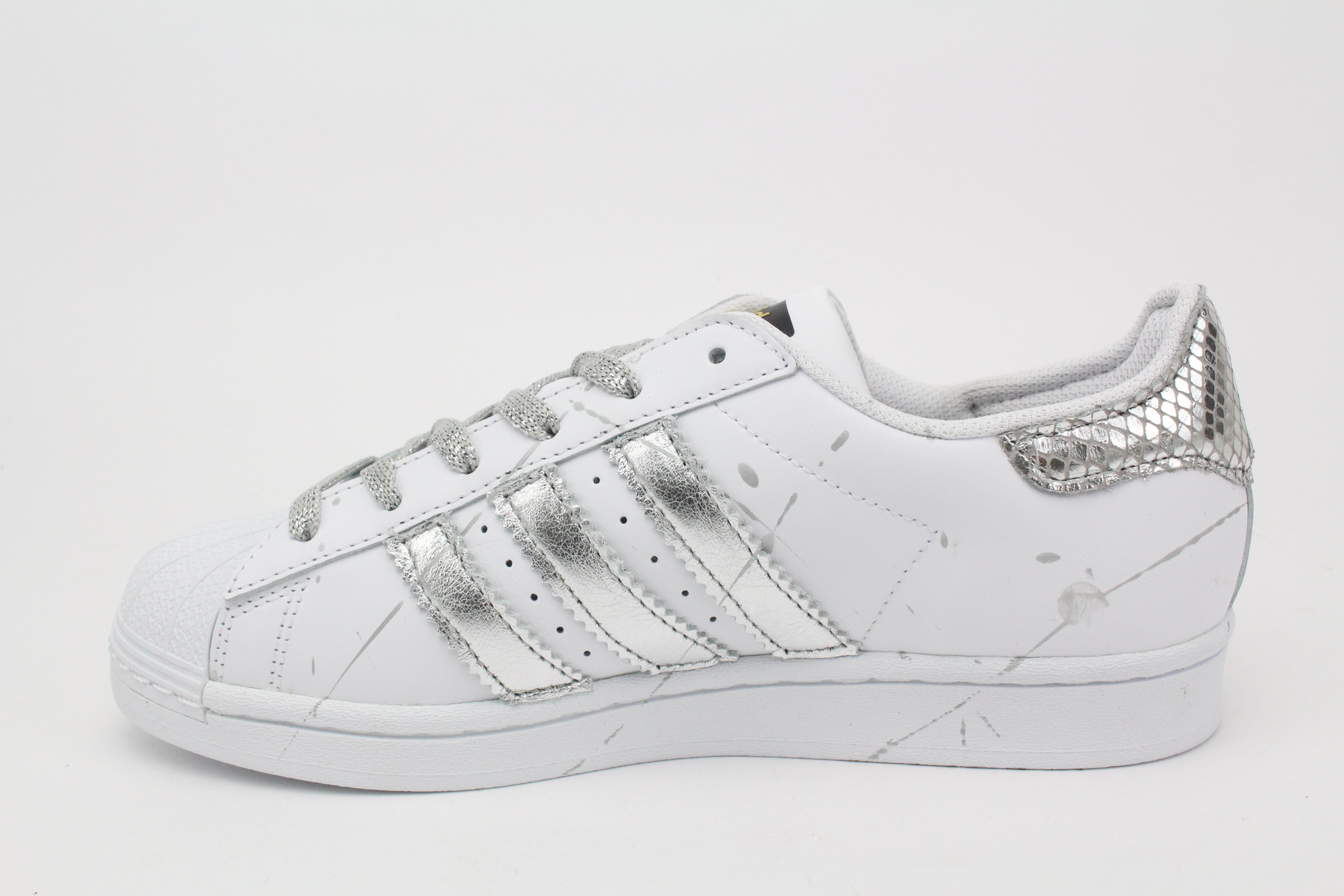 Adidas Superstar Strass Cristal & Vernice Argento